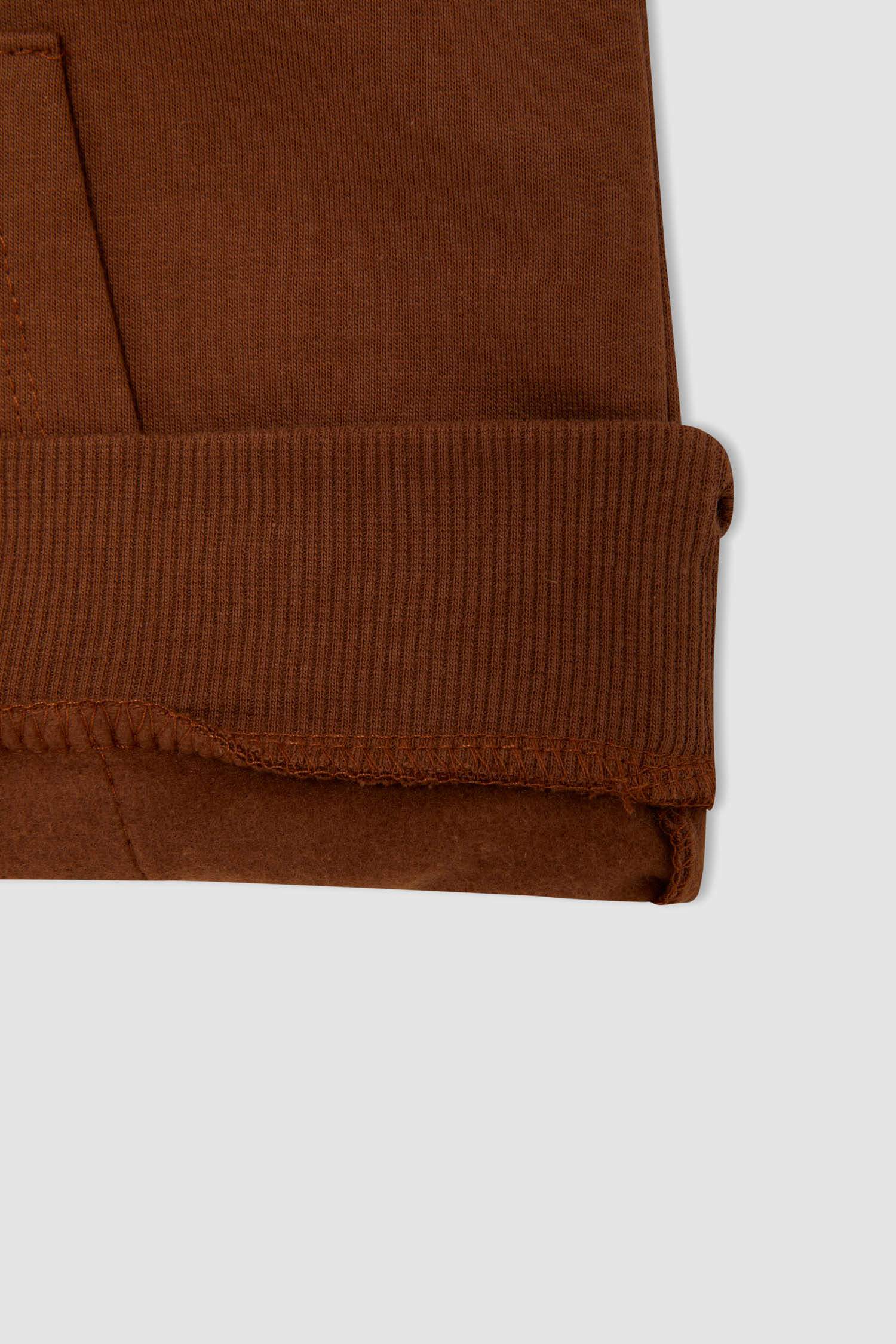 Erkek Çocuk Regular Fit Kapüşonlu Kaplan Baskılı Kanguru Cepli Sweatshirt