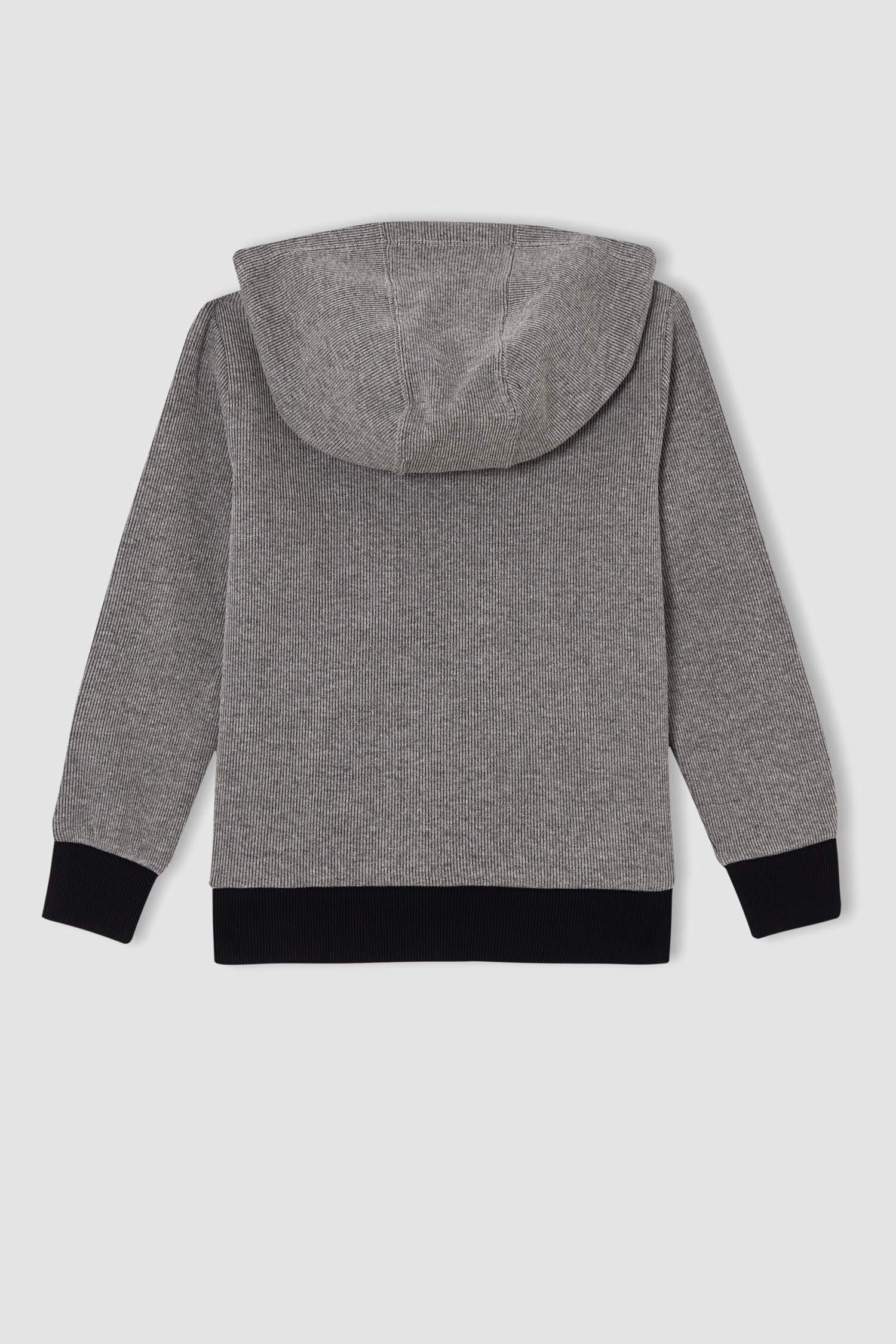 Erkek Çocuk Regular Fit Kapüşonlu Kanguru Cepli Sweatshirt