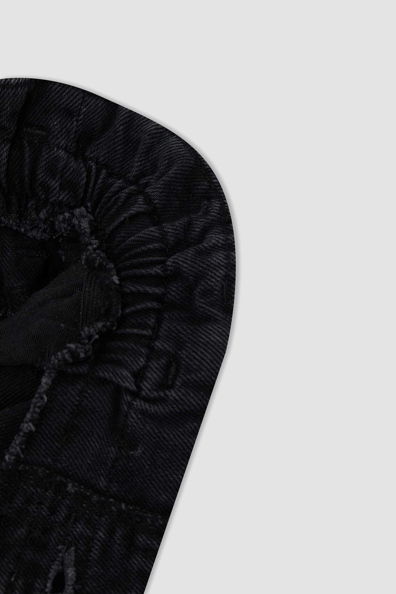 Kız Çocuk Slouchy Fit Yılbaşı Temalı Jean Pantolon