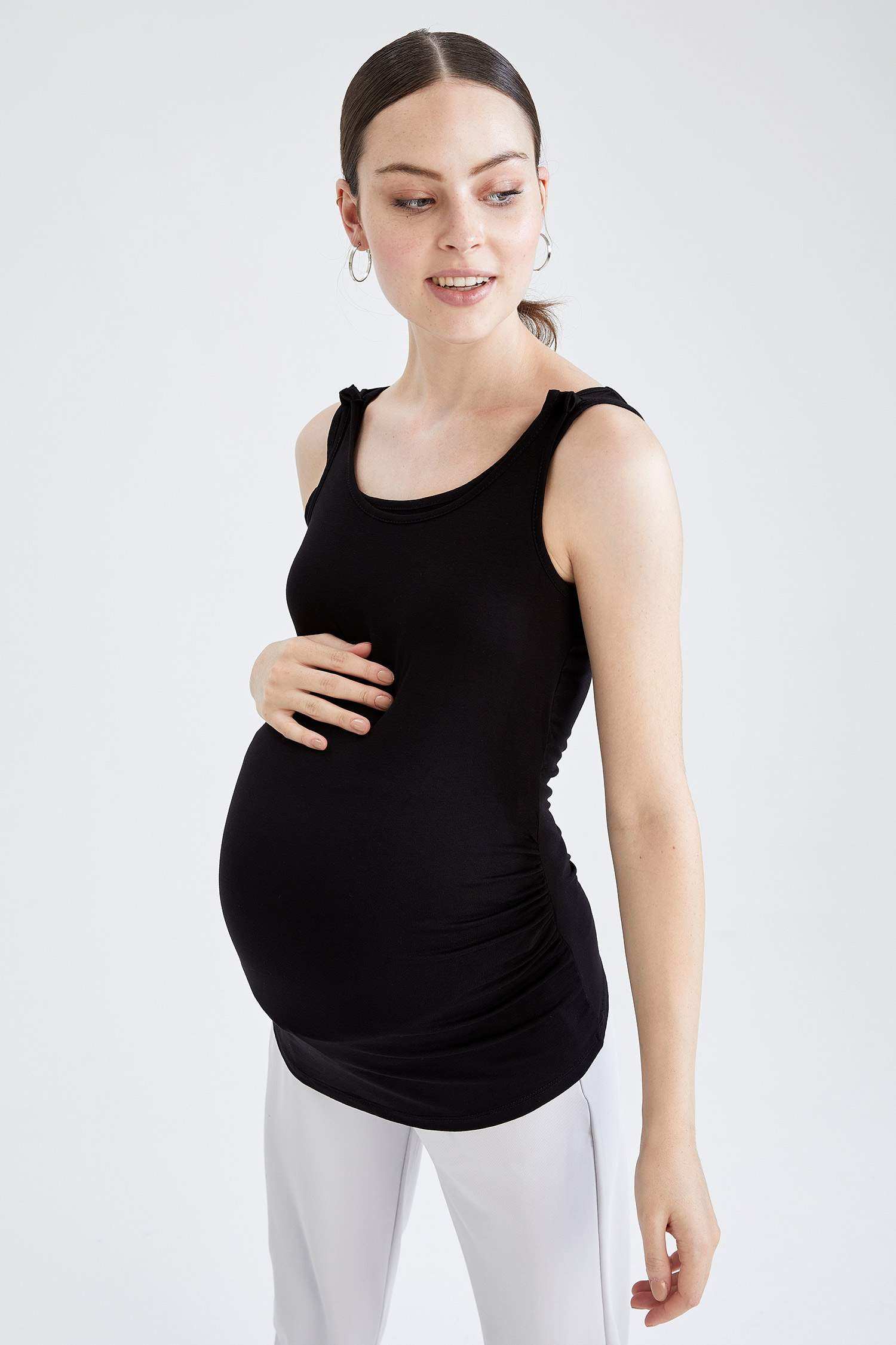 Slim Fit Basic Hamile Emzirme Atleti