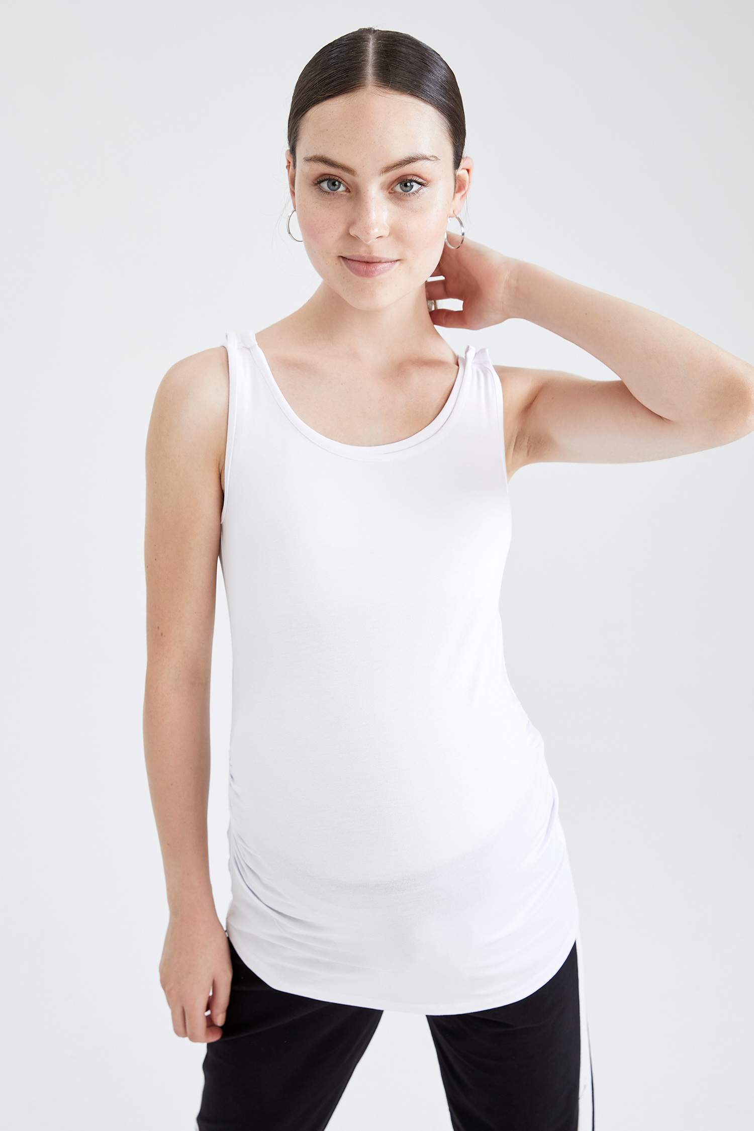 Slim Fit Basic Hamile Emzirme Atleti