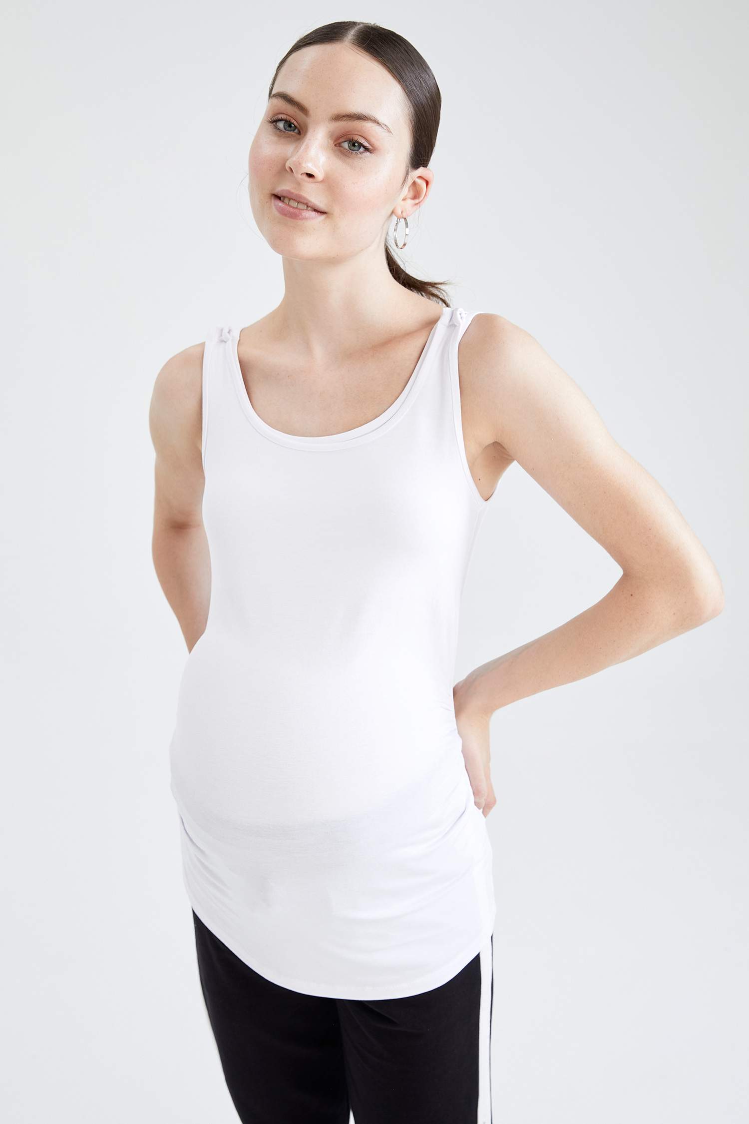 Slim Fit Basic Hamile Emzirme Atleti
