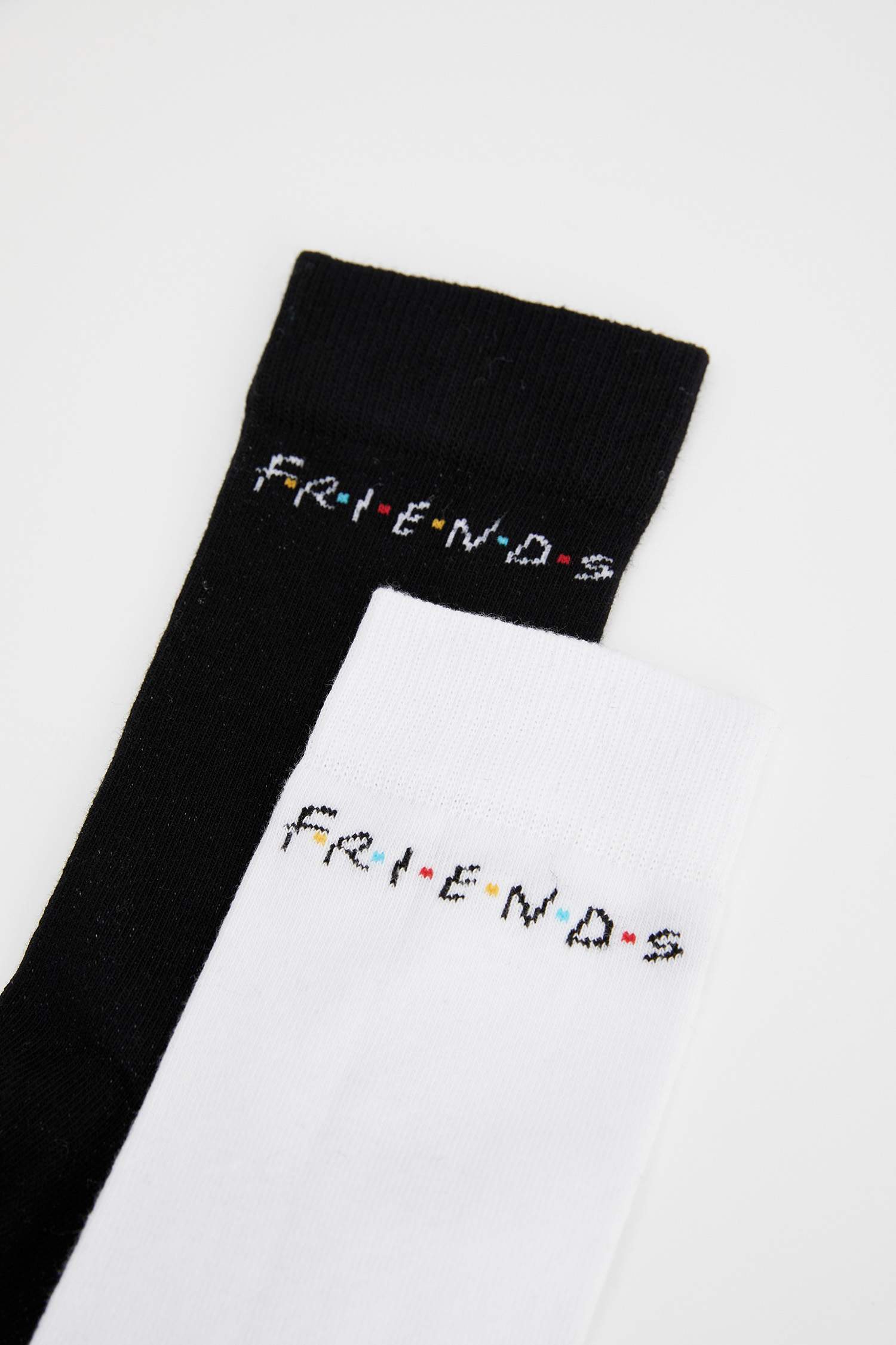 Erkek Friends Lisanslı Pamuklu 2'li Soket Çorap