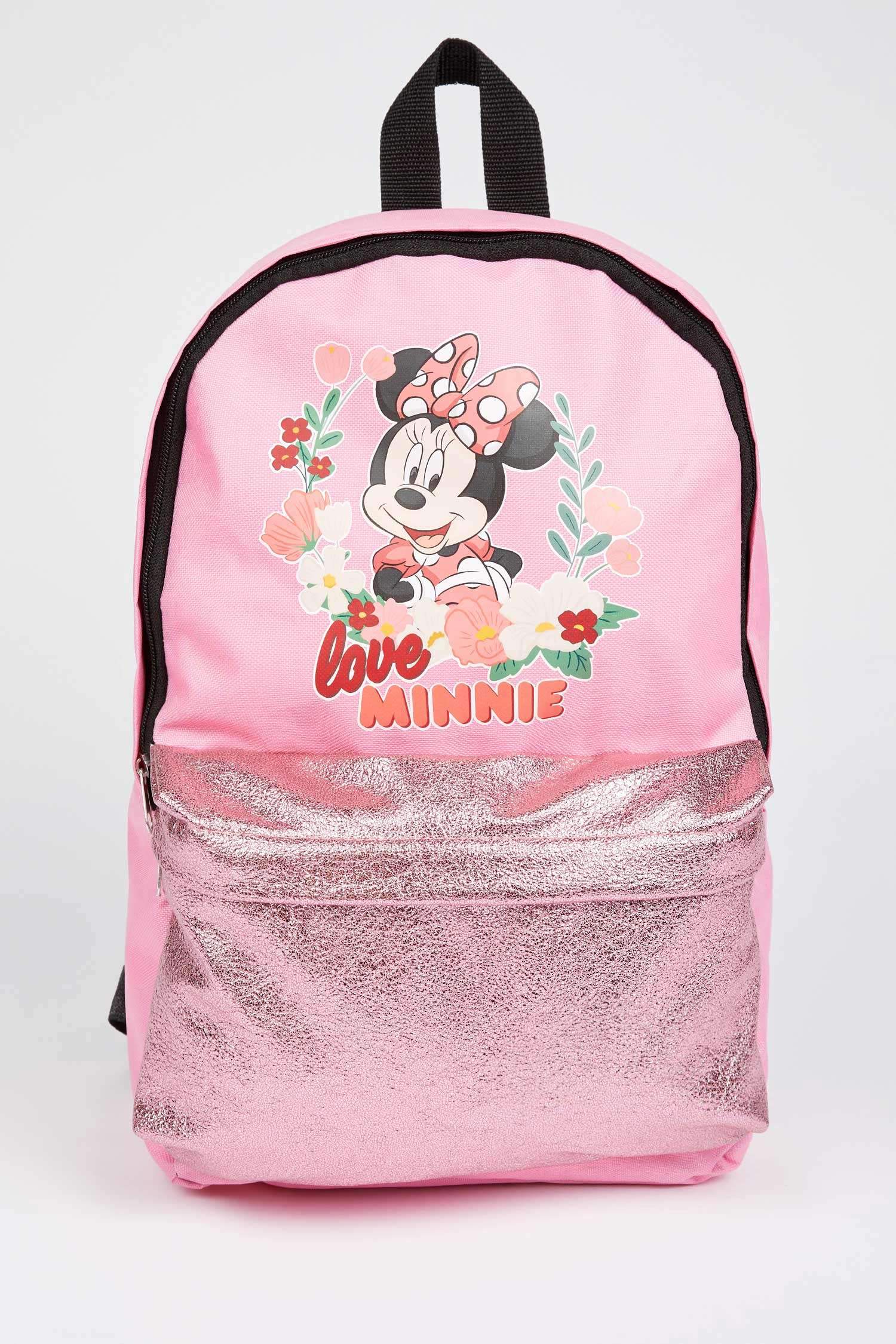 Kız Çocuk Disney Mickey & Minnie Lisanslı Büyük Sırt Çantası