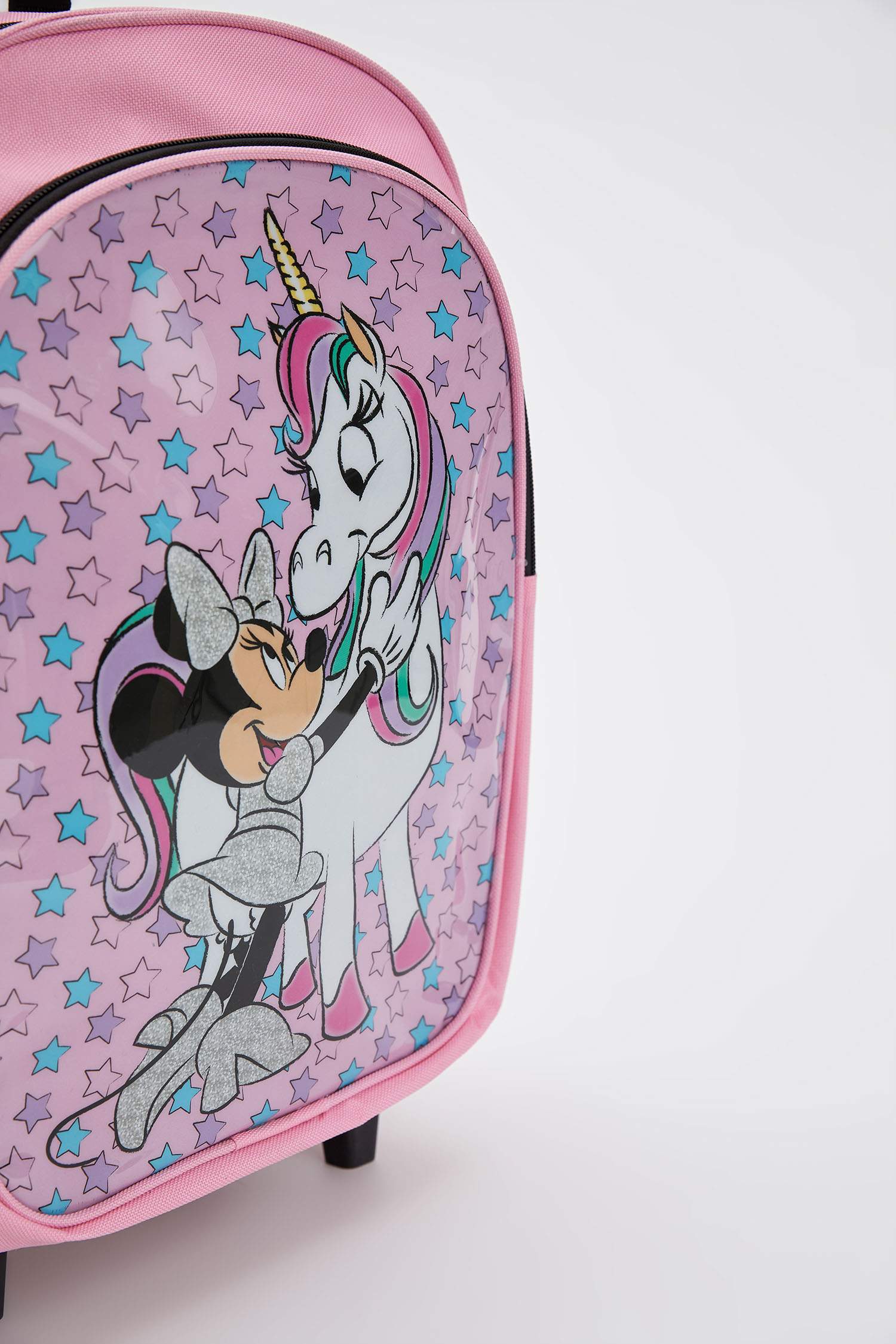 Kız Çocuk Minnie Mouse Lisanslı Çek Çekli Okul Çantası
