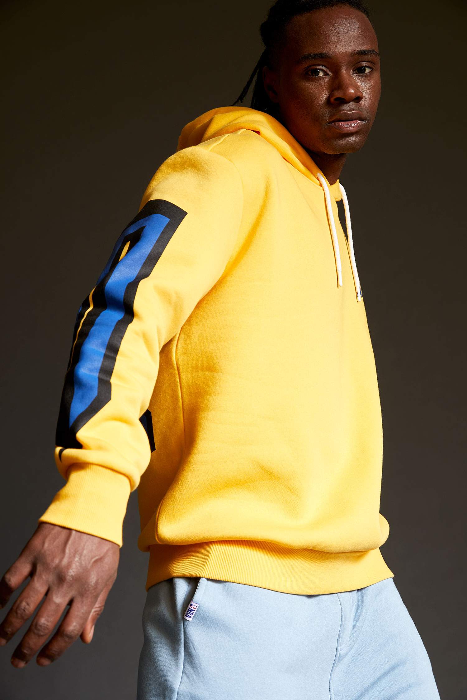 NBA Golden State Warriors Lisanslı Oversize Fit Kapüşonlu Sırt Baskılı Sweatshirt