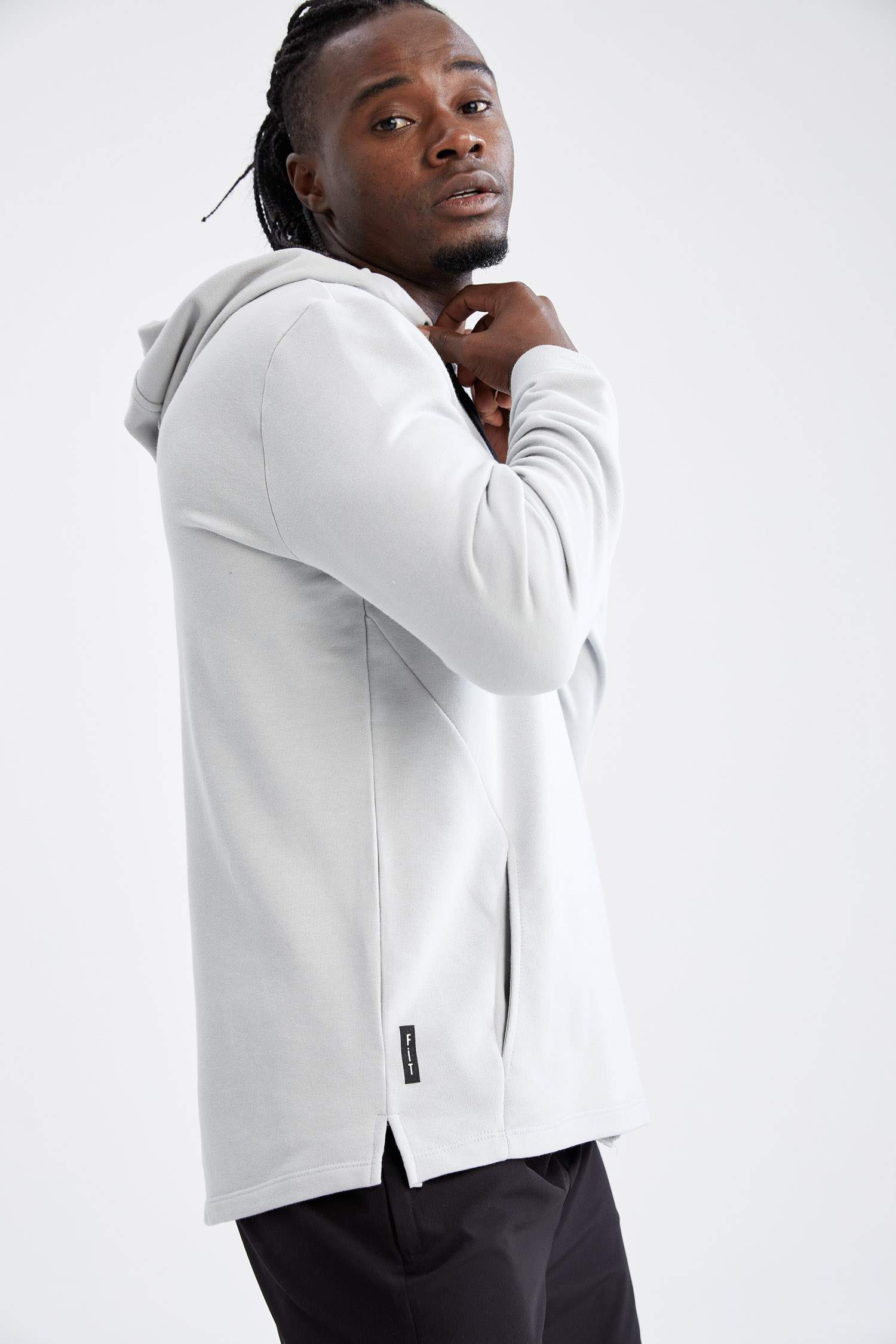 Standart Fit Kapüşonlu Slogan Baskılı Pamuklu Sweatshirt