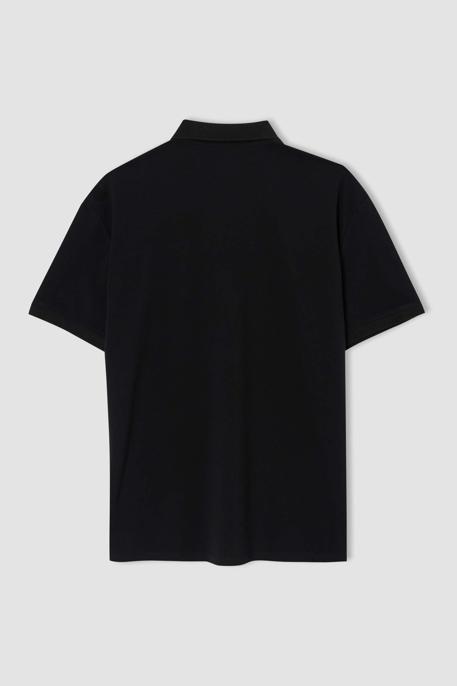 Büyük Beden Regular Fit Polo Yaka Basic Kısa Kollu Tişört
