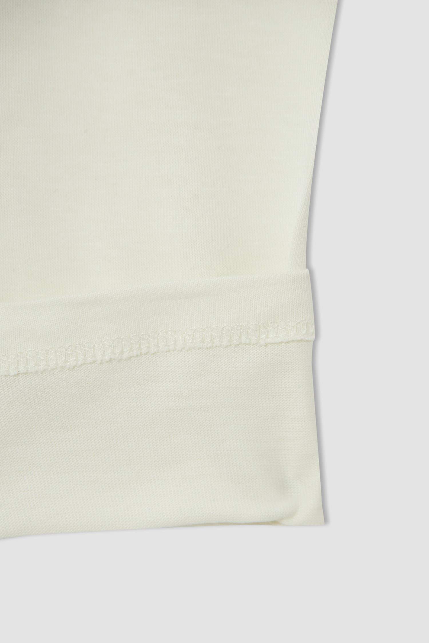Kız Çocuk Regular Fit Baskılı 3'lü Uzun Kollu Tişört