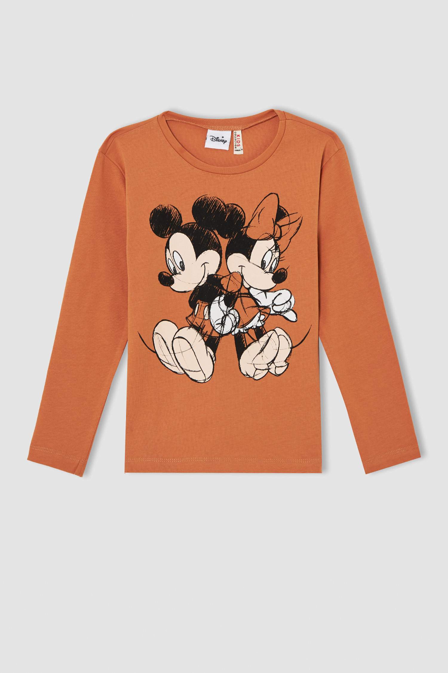 Kız Çocuk Minnie Mouse Lisanslı Uzun Kollu 2'li Takım