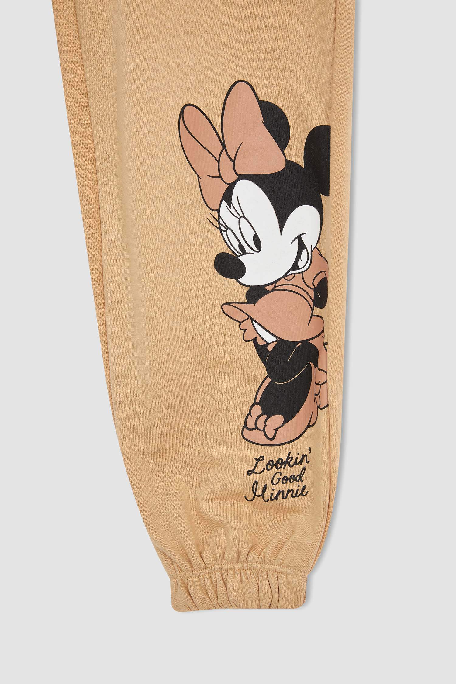 Kız Çocuk Disney Mickey & Minnie Lisanslı Bisiklet Yaka 2'li Takım