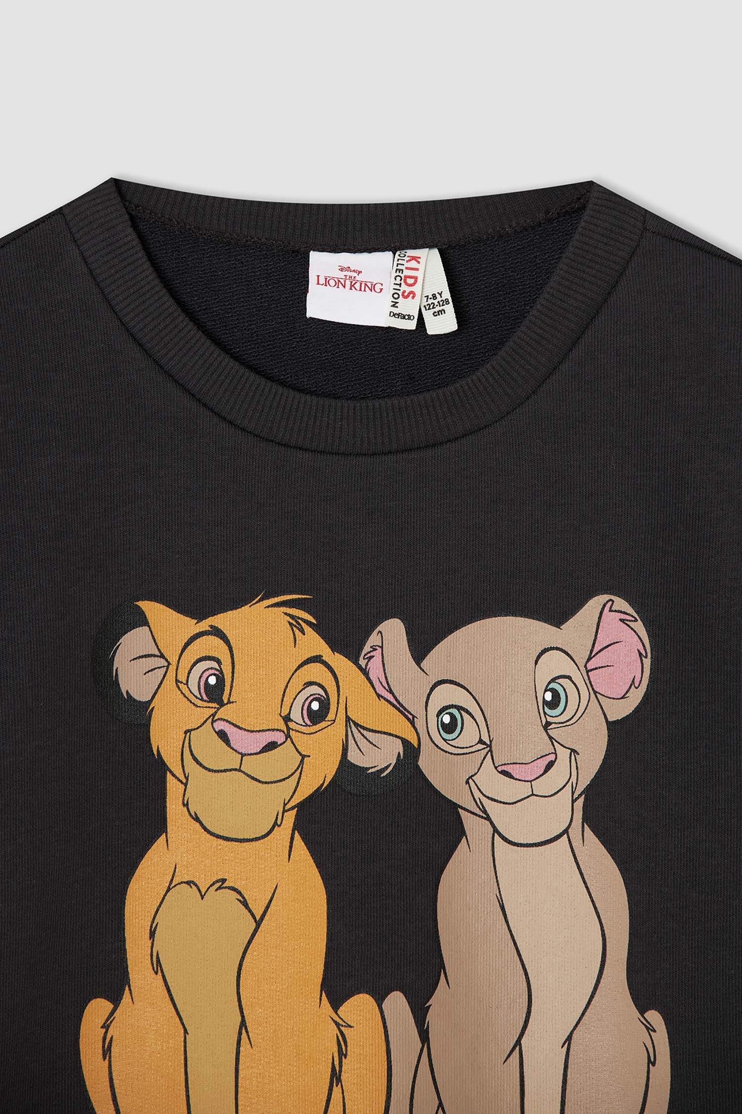 Kız Çocuk Lion King Lisanslı Regular Fit Sweatshirt