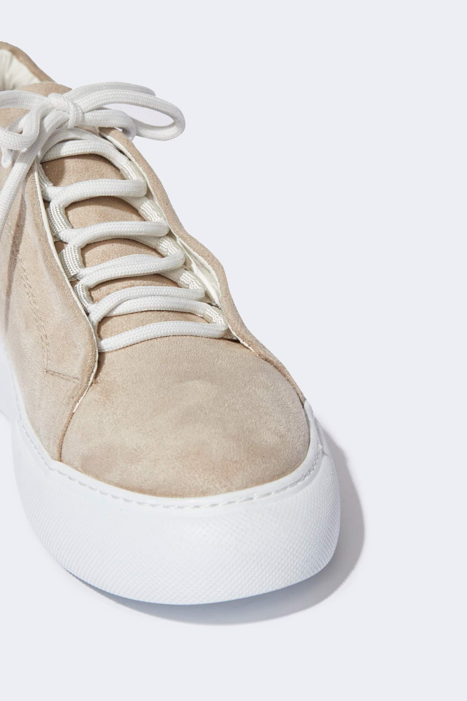 Süet Bağcıklı Sneaker Spor Ayakkabı