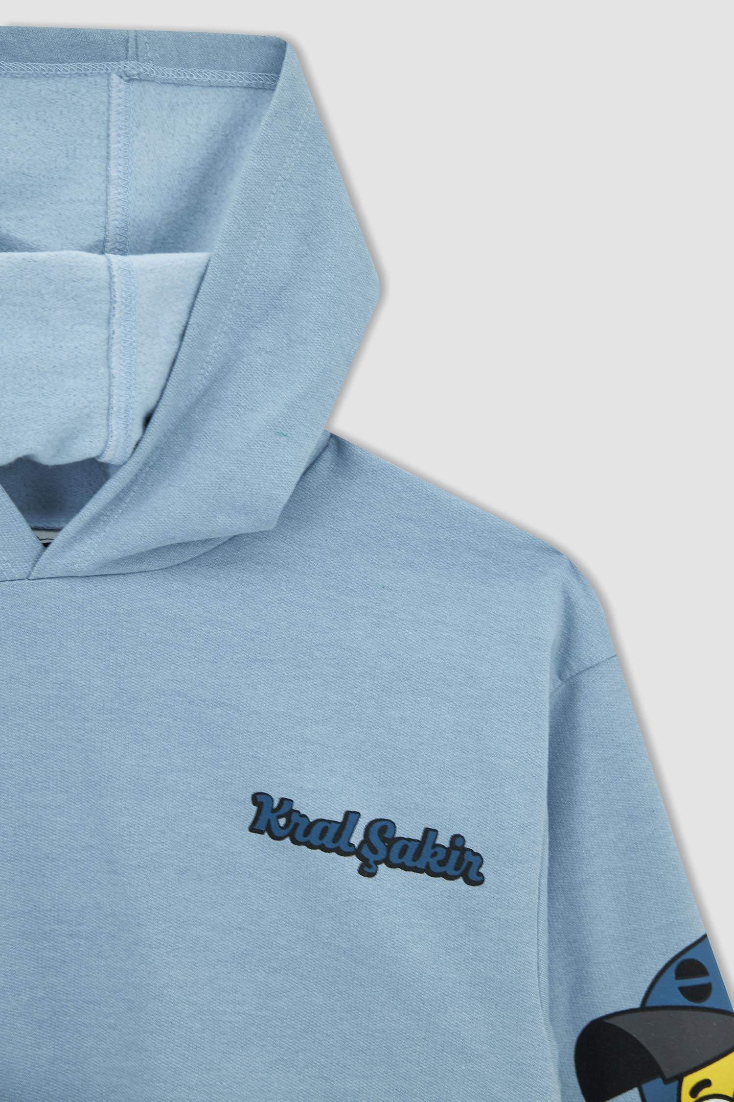 Erkek Çocuk Kral Şakir Lisanslı Regular Fit Kapüşonlu Sweatshirt