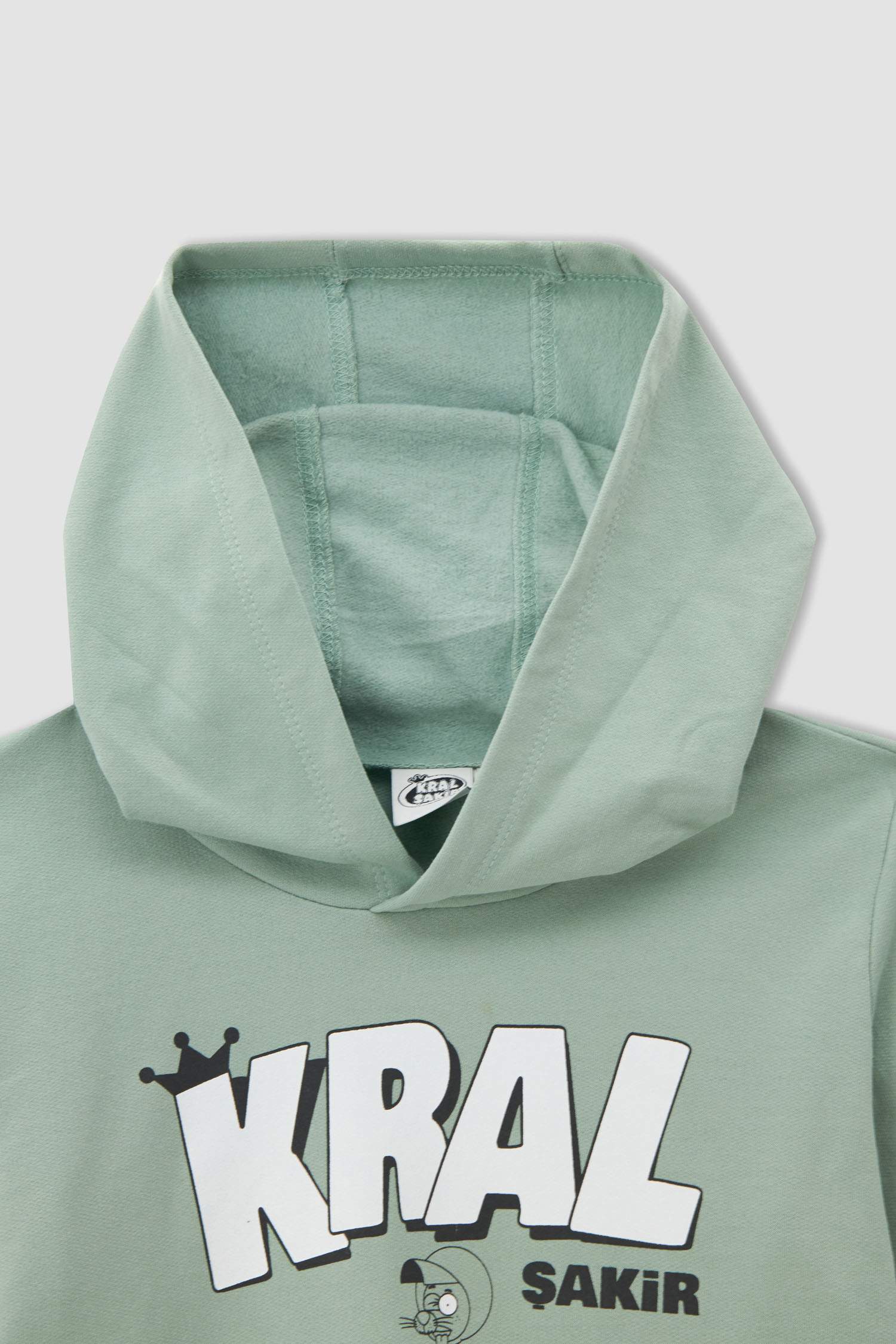 Erkek Çocuk Kral Şakir Lisanslı Regular Fit Lisanslı Kapüşonlu Sweatshirt