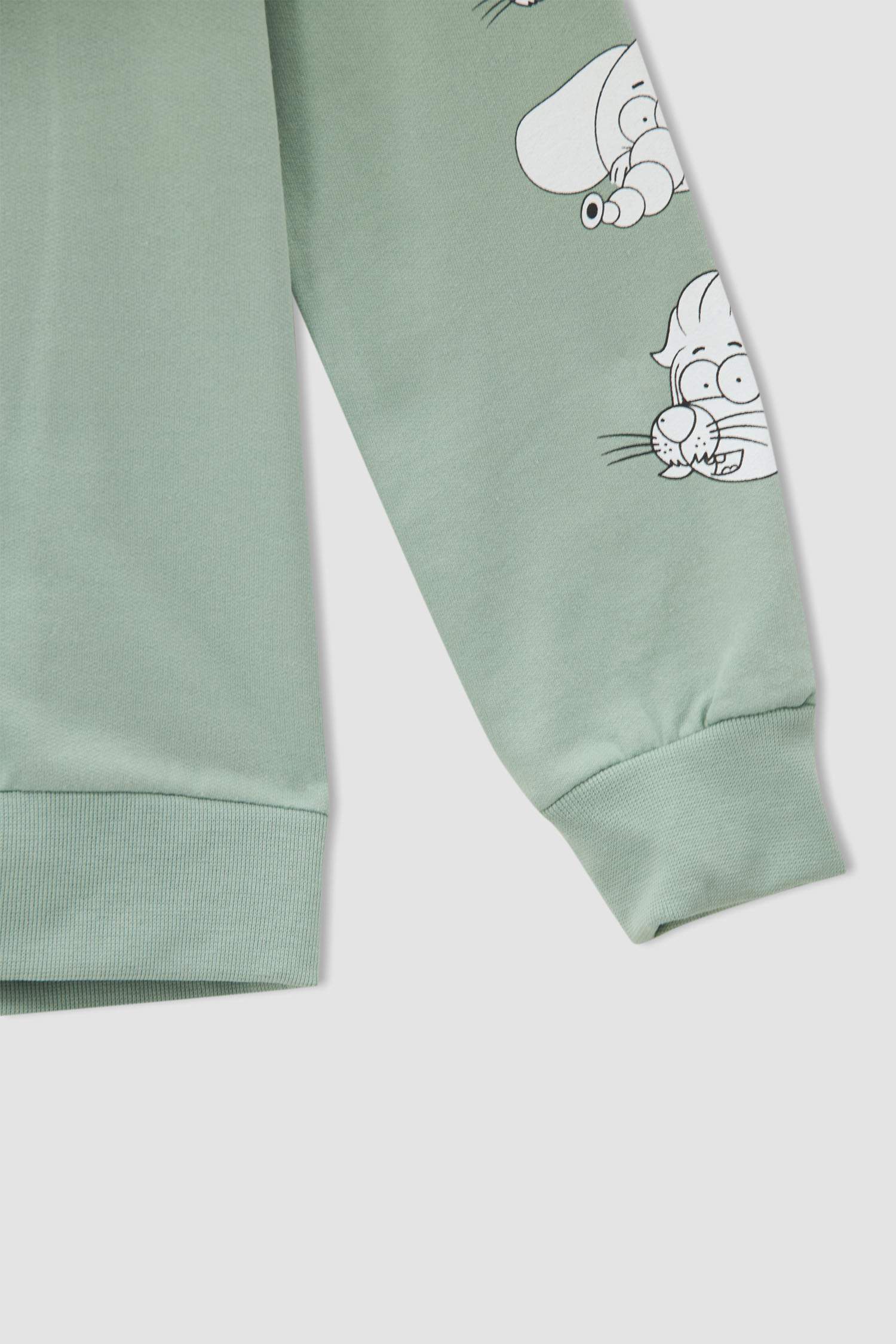 Erkek Çocuk Kral Şakir Lisanslı Regular Fit Lisanslı Kapüşonlu Sweatshirt