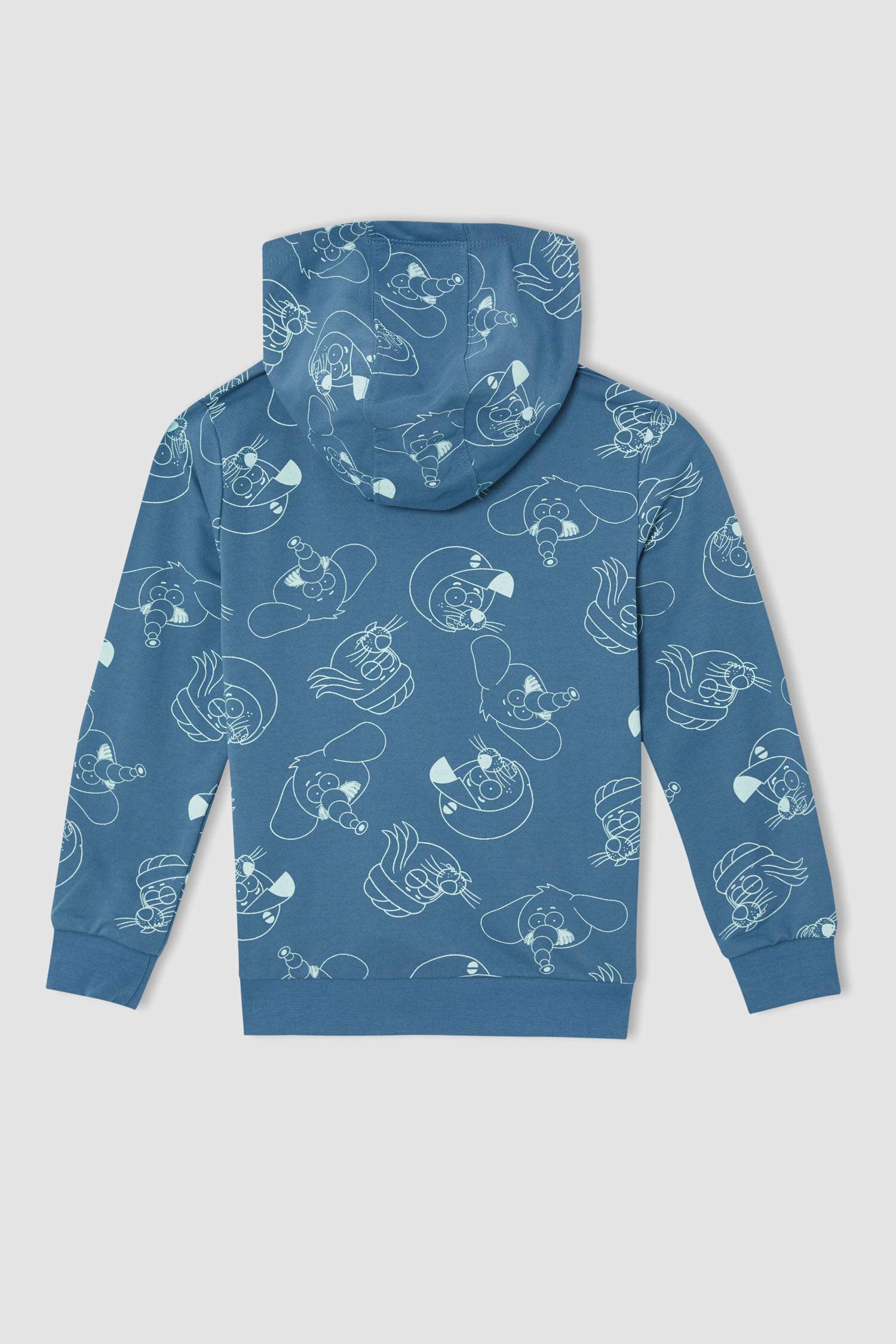 Erkek Çocuk Kral Şakir Lisanslı Regular Fit Lisanslı Kapüşonlu Sweatshirt
