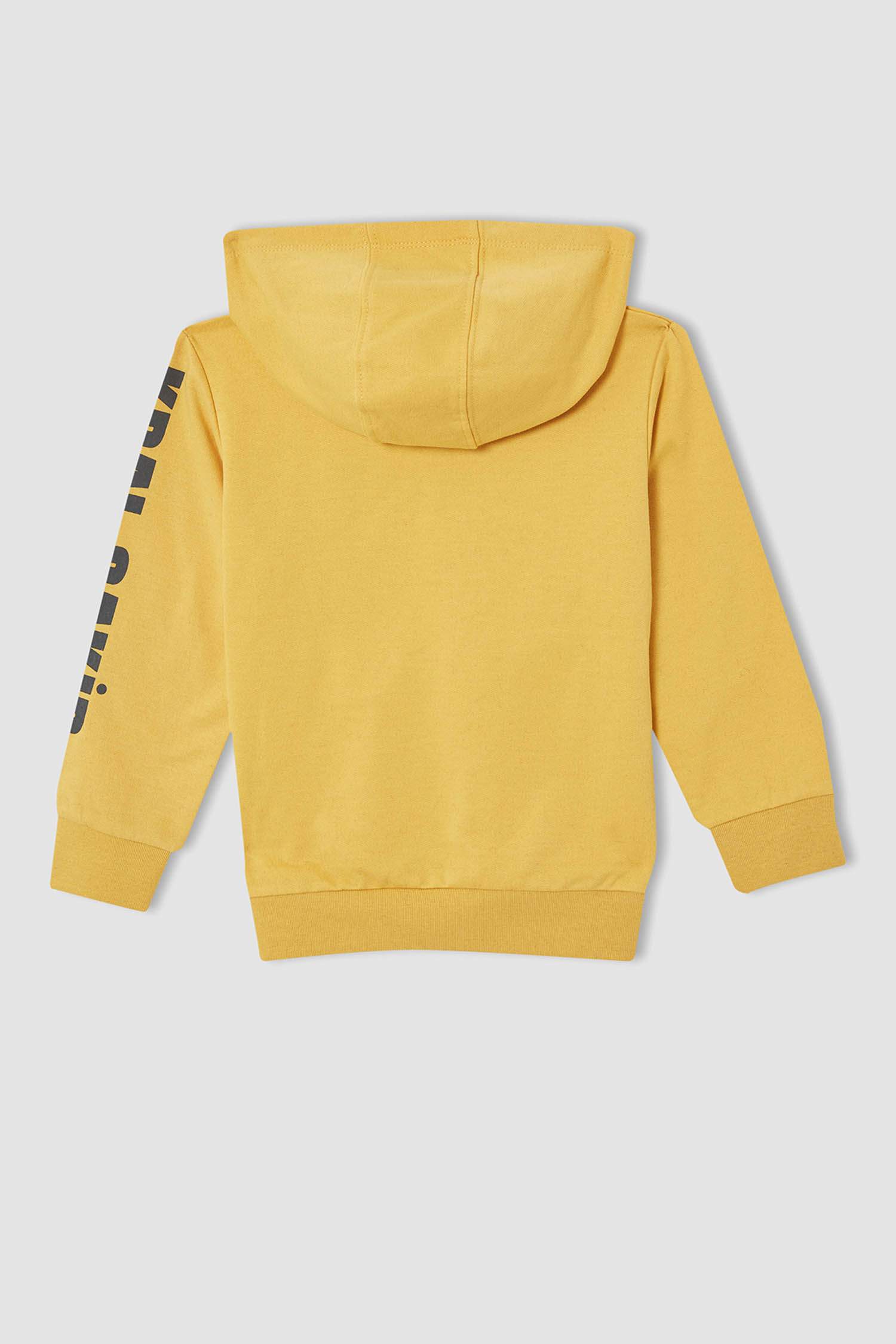 Erkek Çocuk Kral Şakir Lisanslı Regular Fit Kapüşonlu Kanguru Cepli İçi Yumuşak Tüylü Sweatshirt