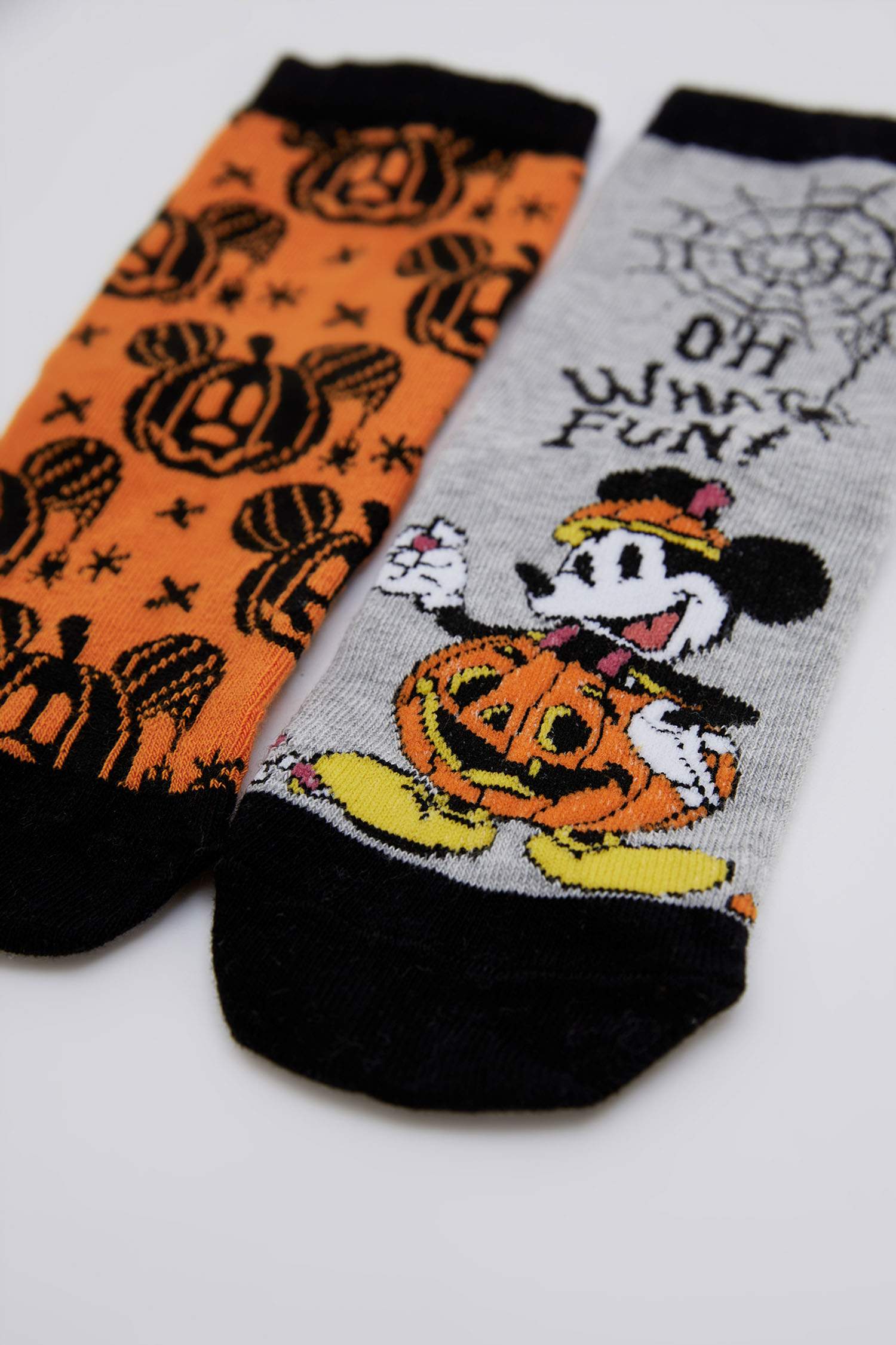 Erkek Çocuk Mickey & Minnie Lisanslı Pamuklu Uzun 2'li Çorap