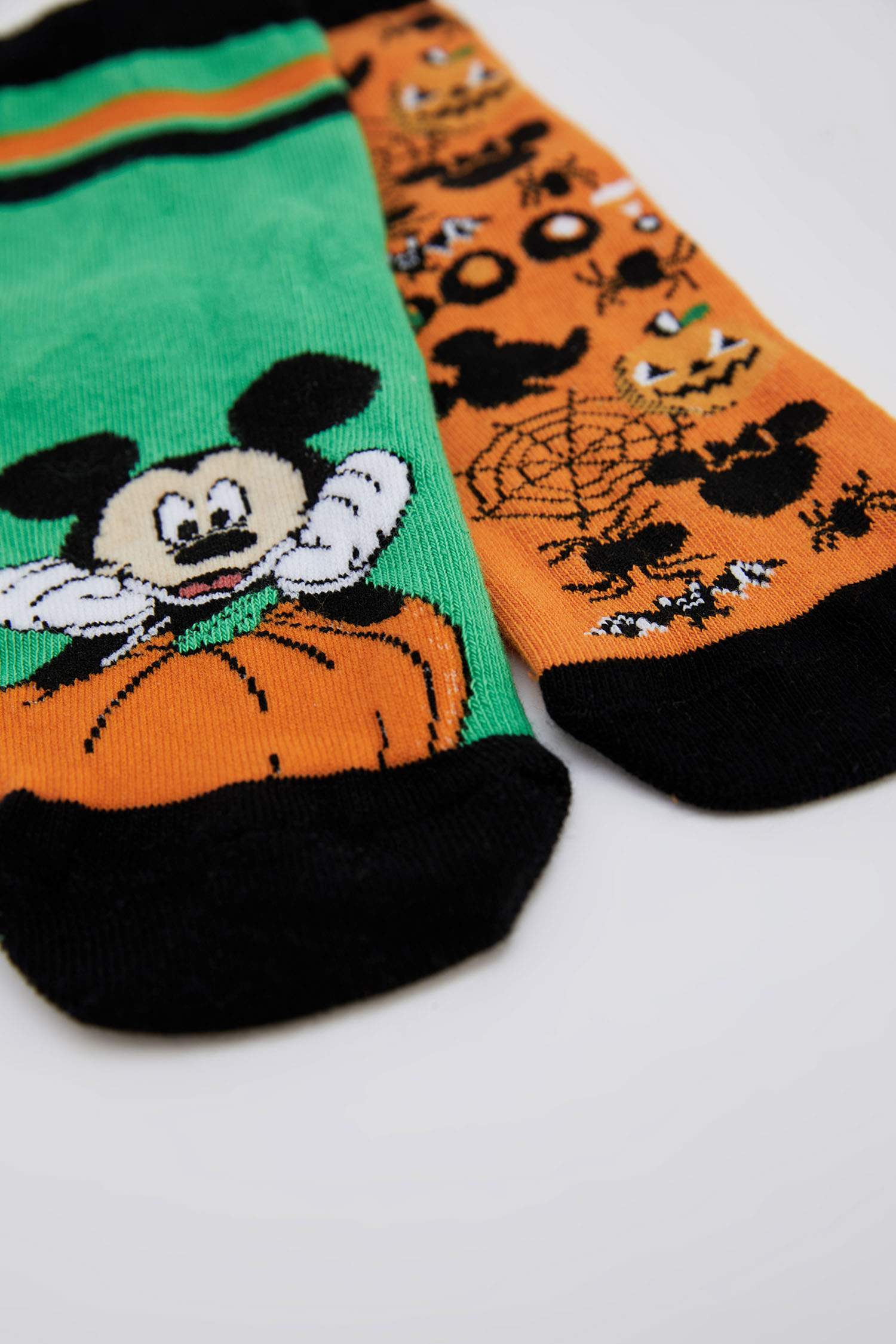 Kız Çocuk Disney Mickey & Minnie Lisanslı Pamuklu 2'li Uzun Çorap