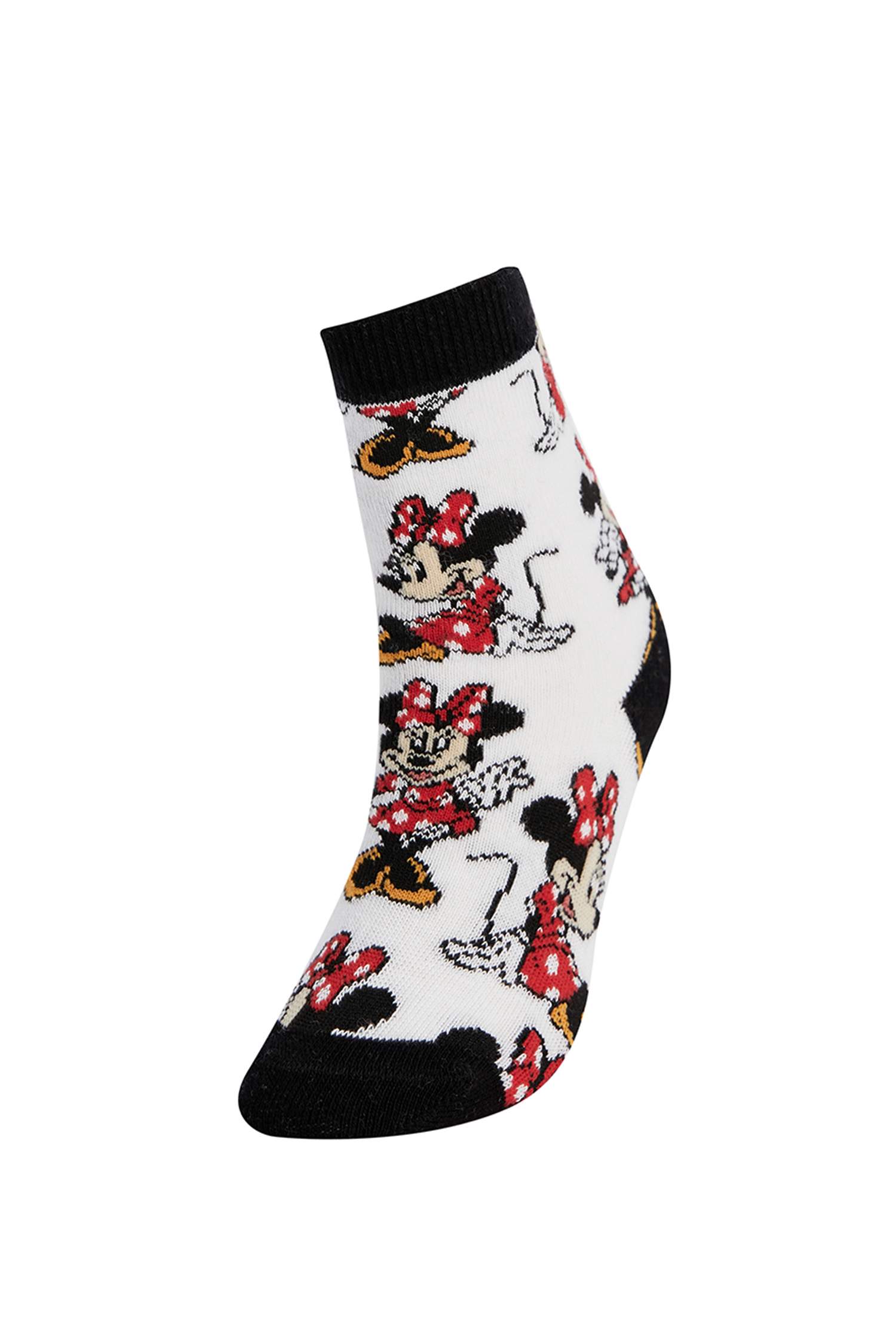 Kız Çocuk Mickey & Minnie Lisanslı 2'li Uzun Çorap