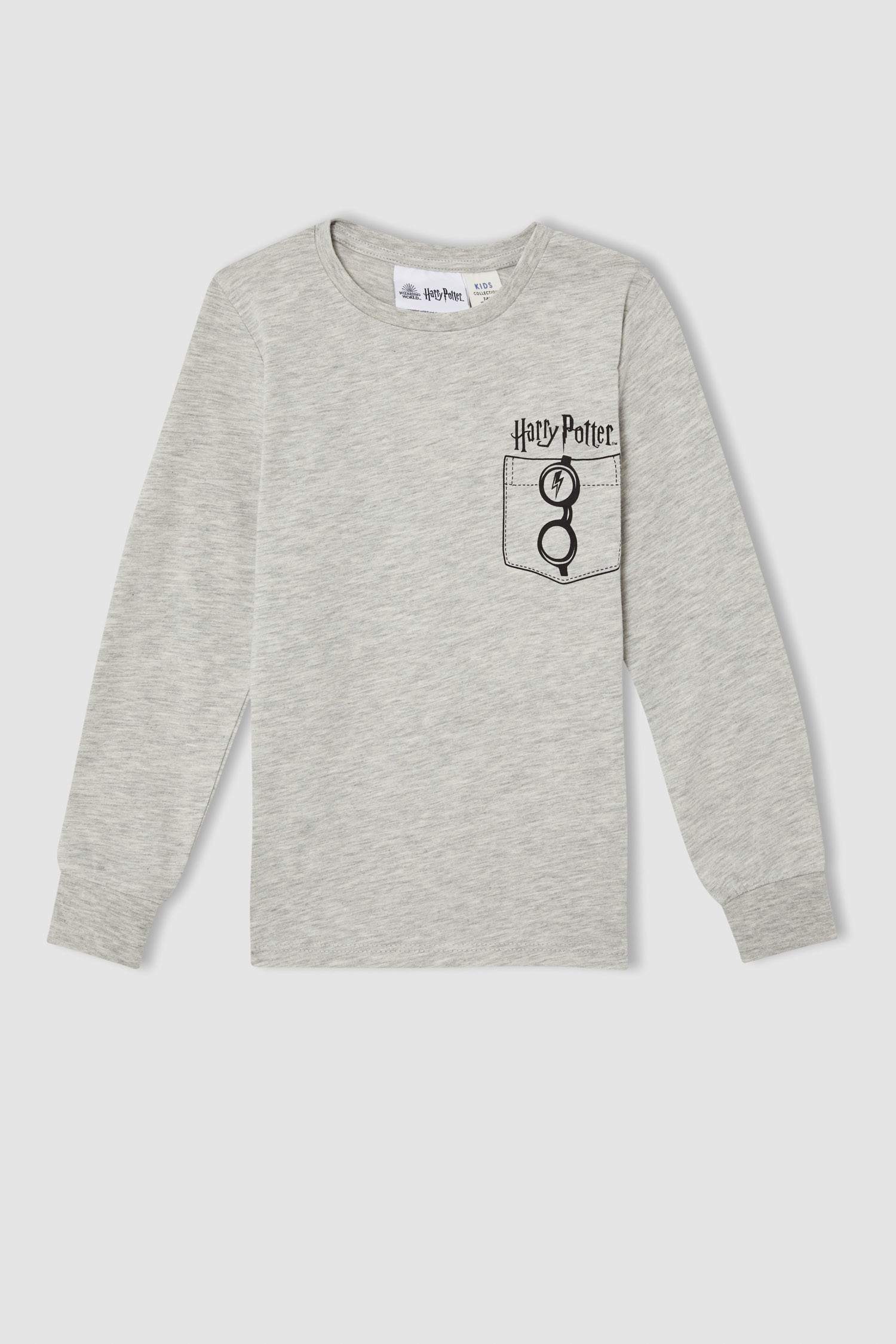 Erkek Çocuk Harry Potter Lisanslıı Uzun Kollu Pijama Takımı