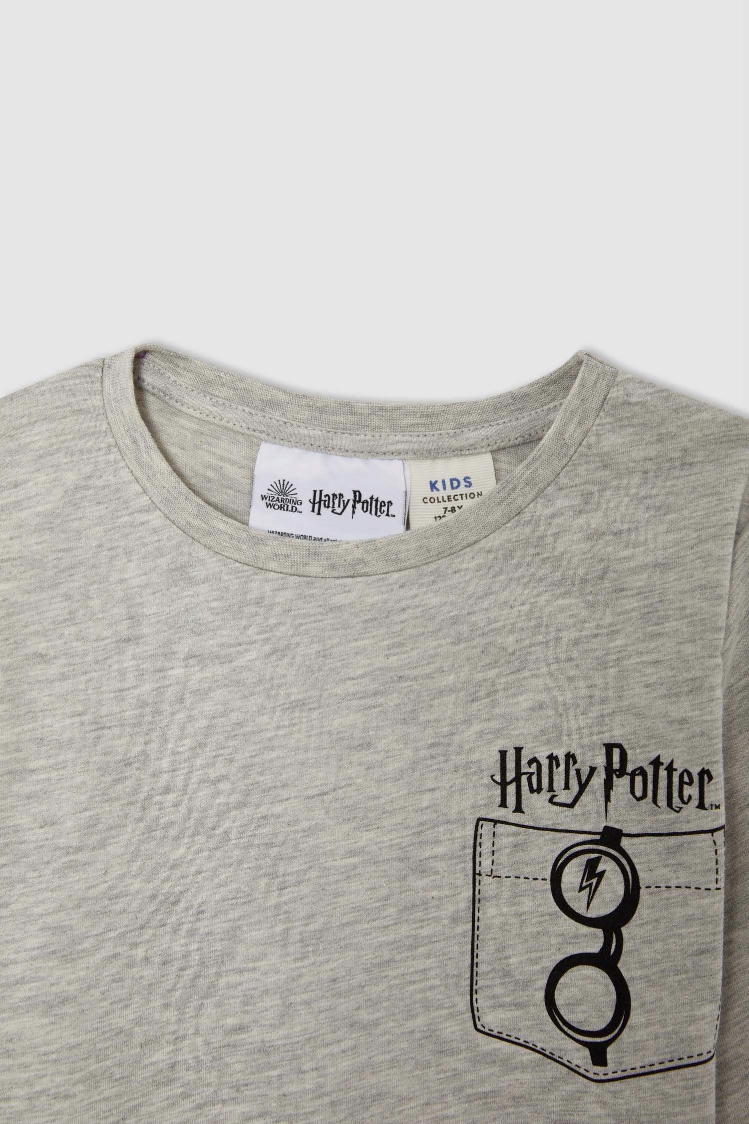 Erkek Çocuk Harry Potter Lisanslıı Uzun Kollu Pijama Takımı