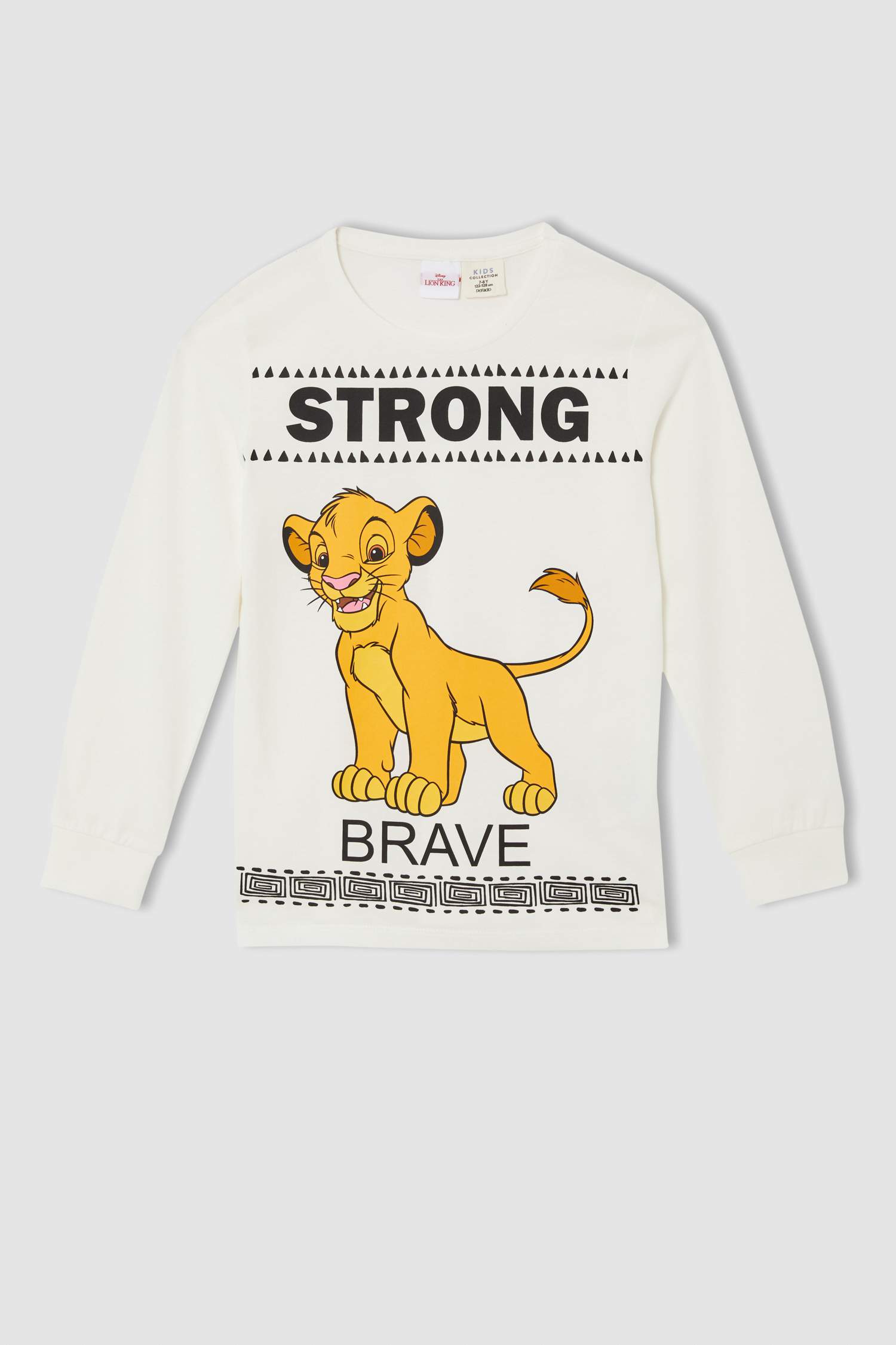 Erkek Çocuk Lion King Lisanslı Uzun Kollu Pamuklu Pijama Takımı