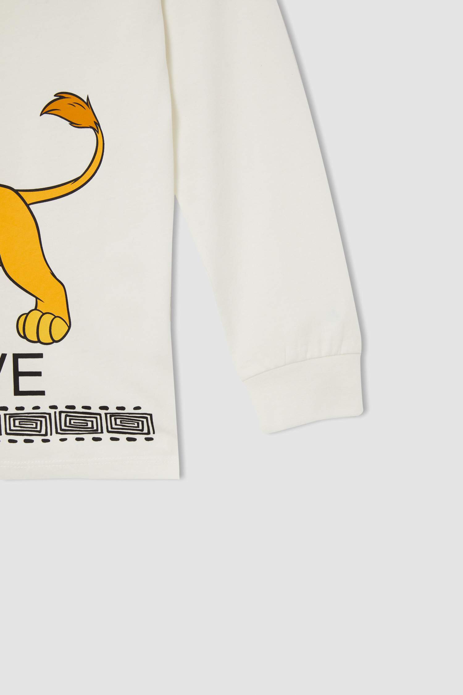 Erkek Çocuk Lion King Lisanslı Uzun Kollu Pamuklu Pijama Takımı