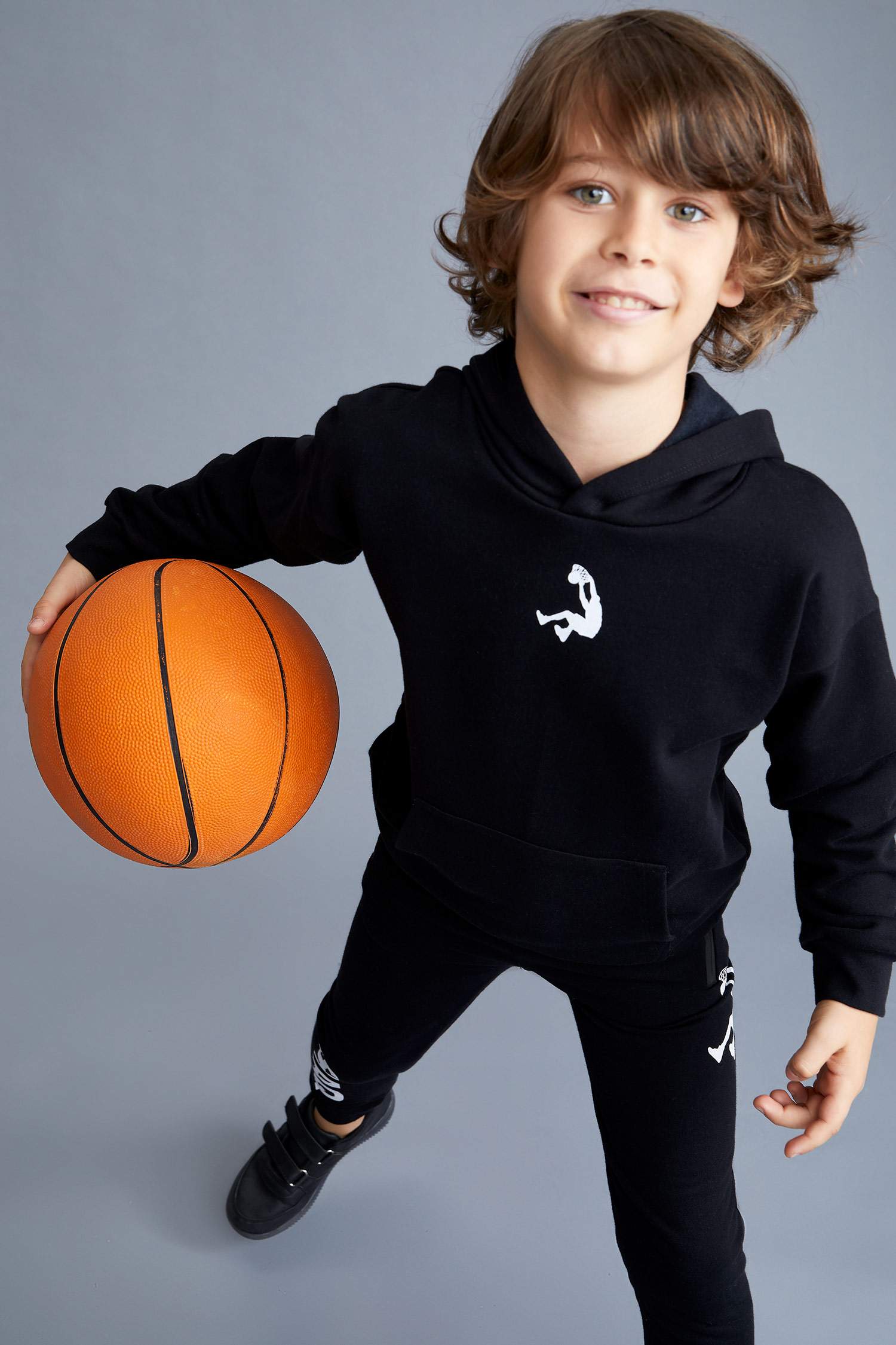 Erkek Çocuk Shaquille O'Neal Lisanslı Regular Fit Kapüşonlu Sweatshirt