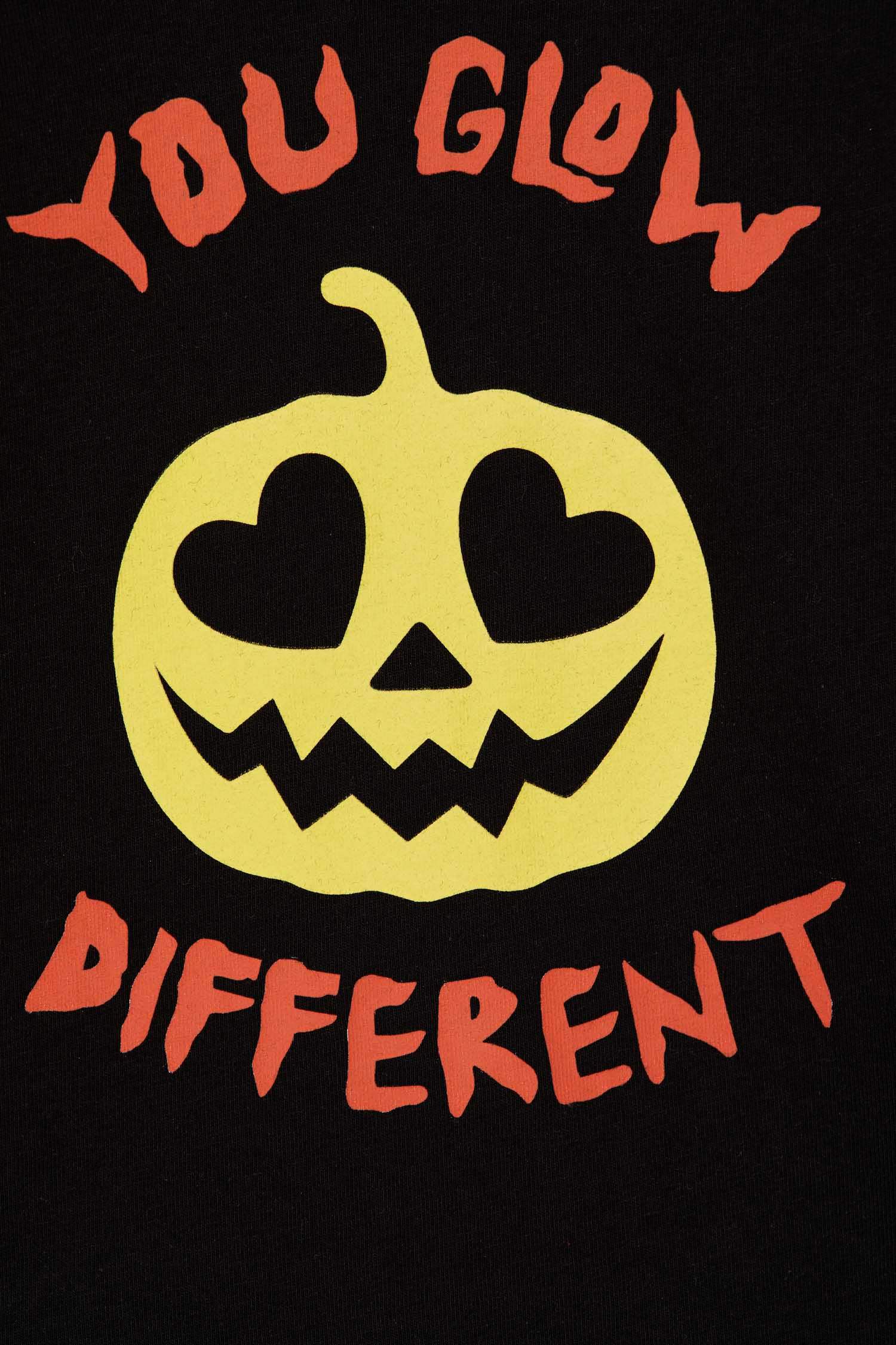 Kız Çocuk Halloween Temalı Balkabağı Baskılı Uzun Kollu 3'lü Takım