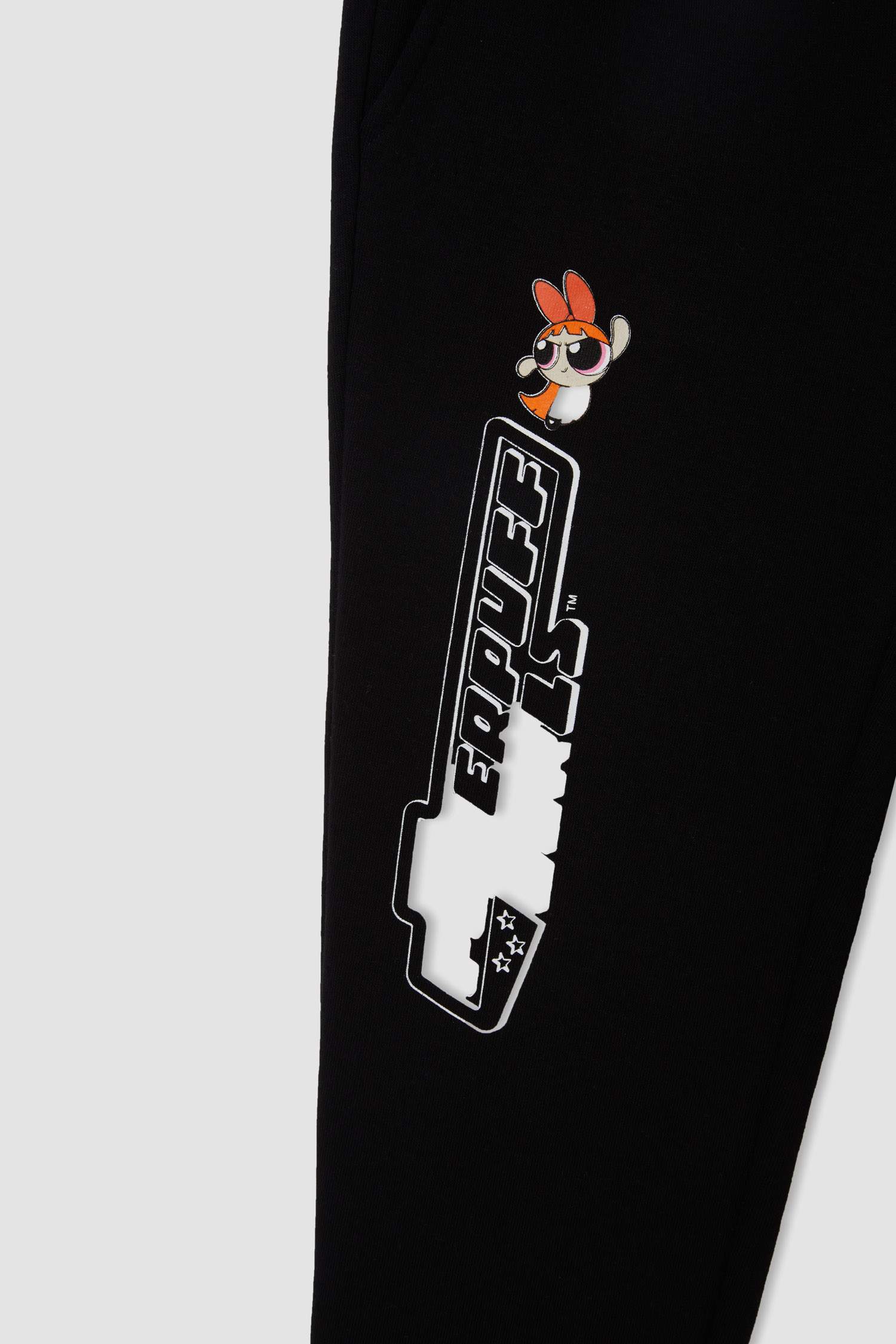 Kız Çocuk PowerPuff Girls Lisanslı Regular Fit Jogger Eşofman Altı