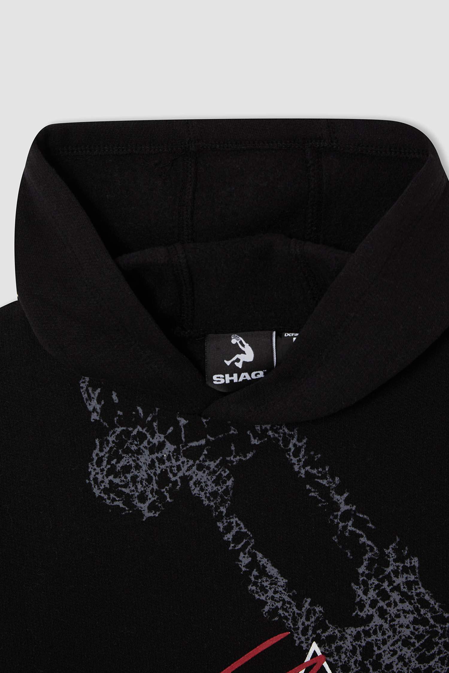 Erkek Çocuk Shaquille O'Neal Lisanslı Regular Fit Kapüşonlu İçi Yumuşak Tüylü Sweatshirt
