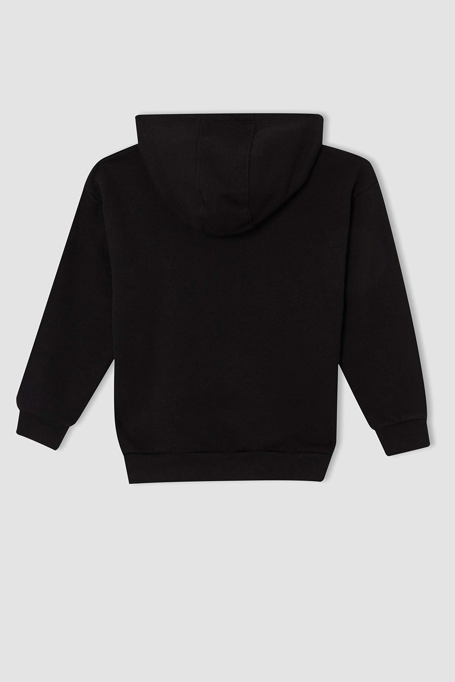 Erkek Çocuk Shaquille O'Neal Lisanslı Regular Fit Kapüşonlu İçi Yumuşak Tüylü Sweatshirt