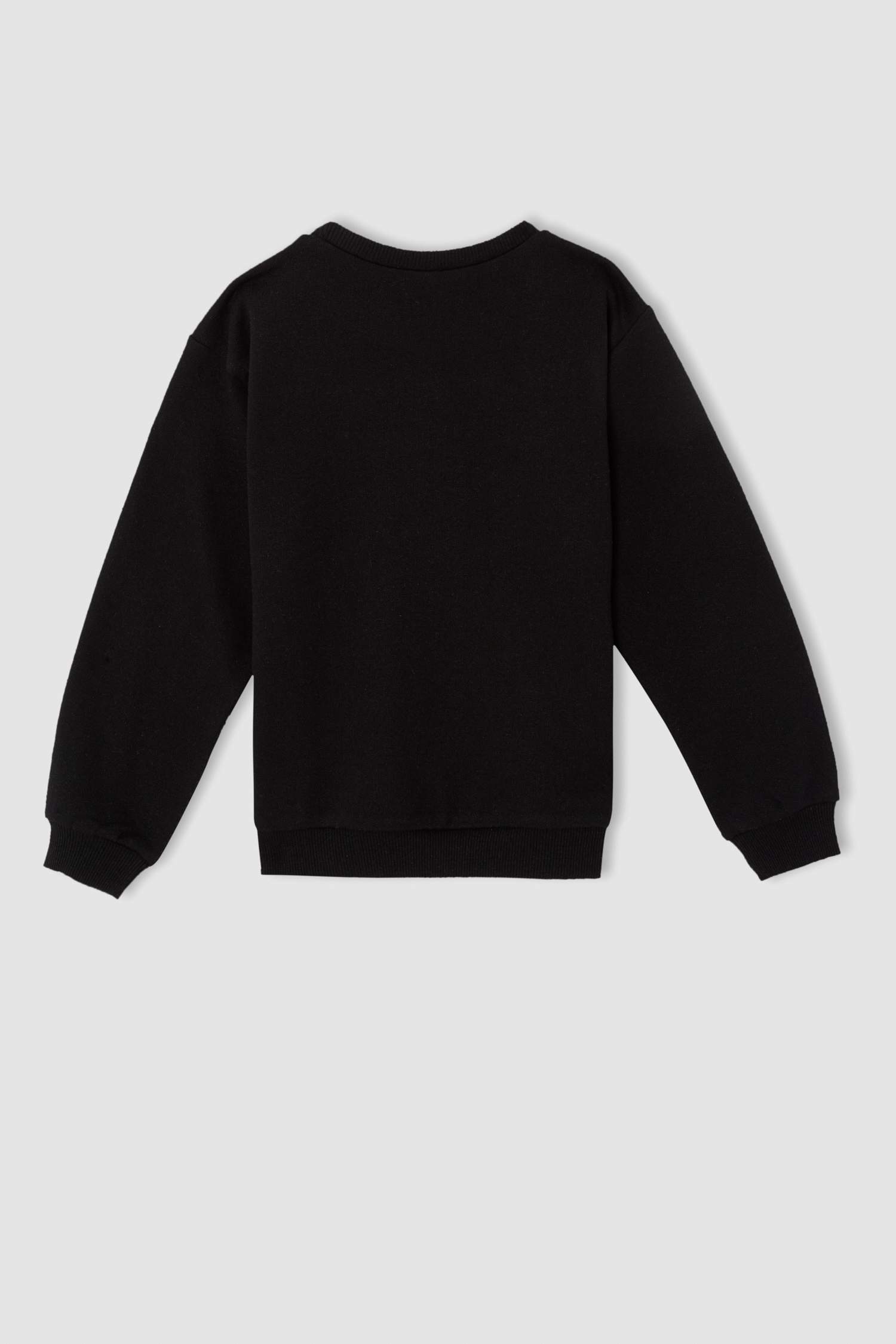 Kız Çocuk Bisiklet Yaka 29 Ekim Atatürk Baskılı Sweatshirt