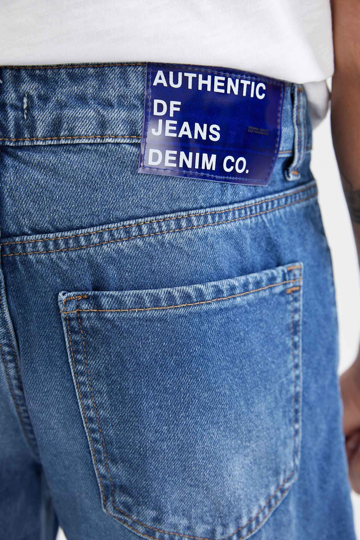 Geniş Paça Jean Pantolon