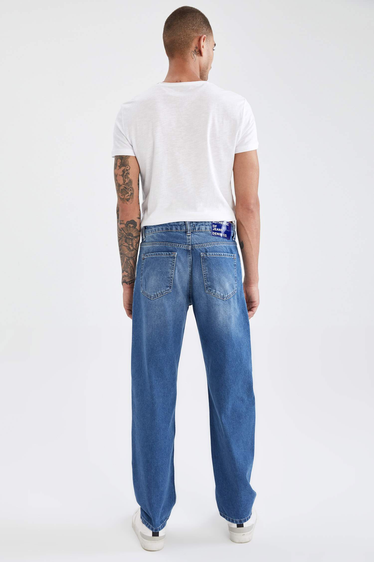 Geniş Paça Jean Pantolon