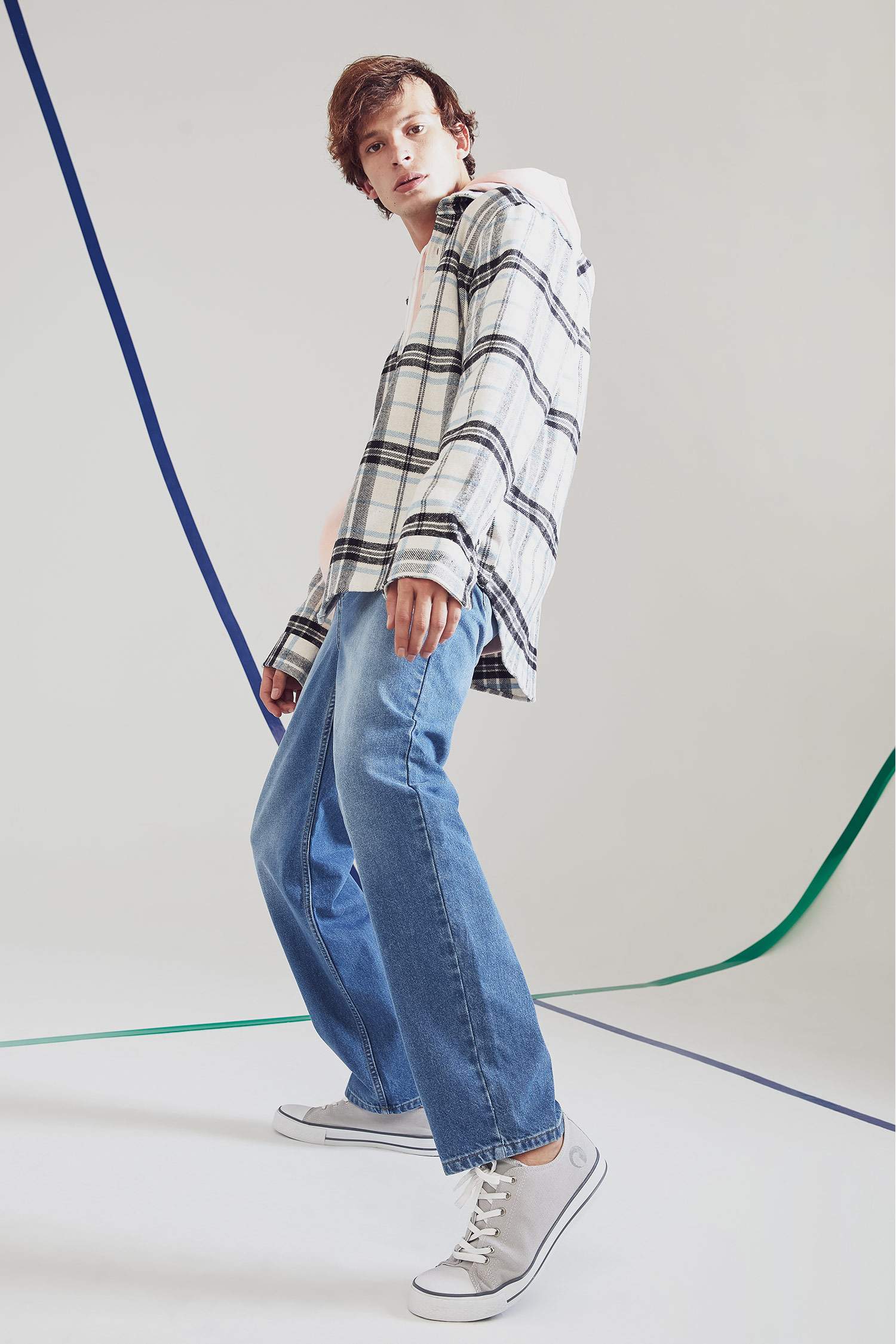 Geniş Paça Jean Pantolon