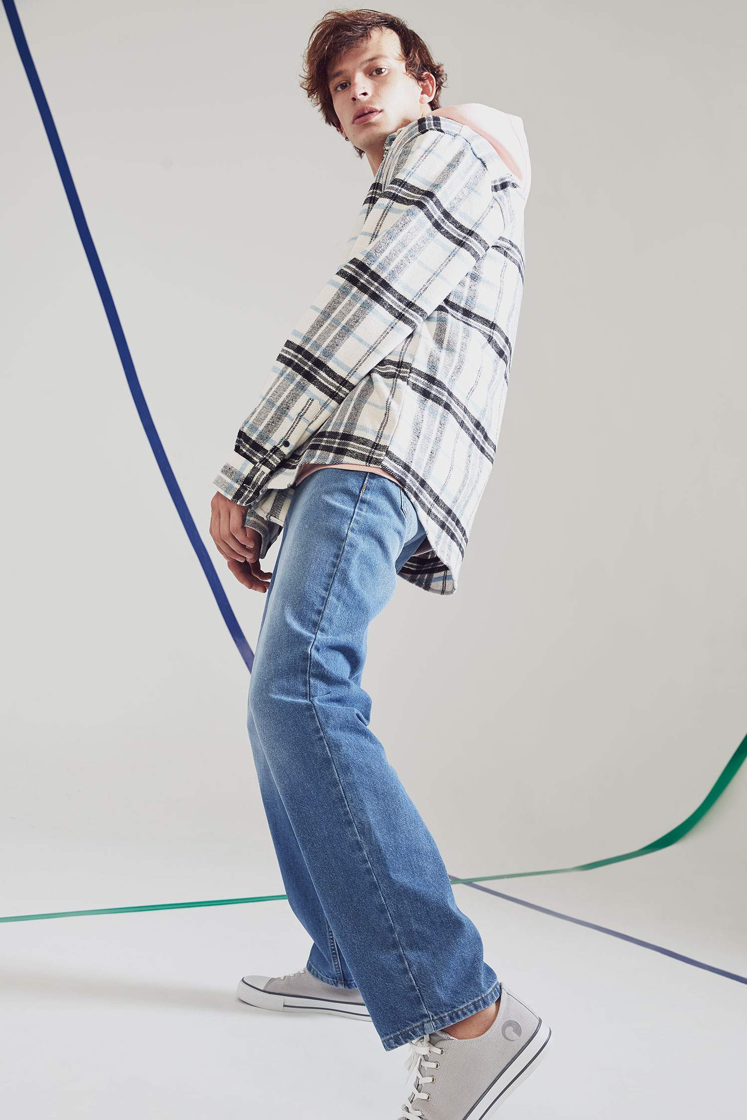 Geniş Paça Jean Pantolon