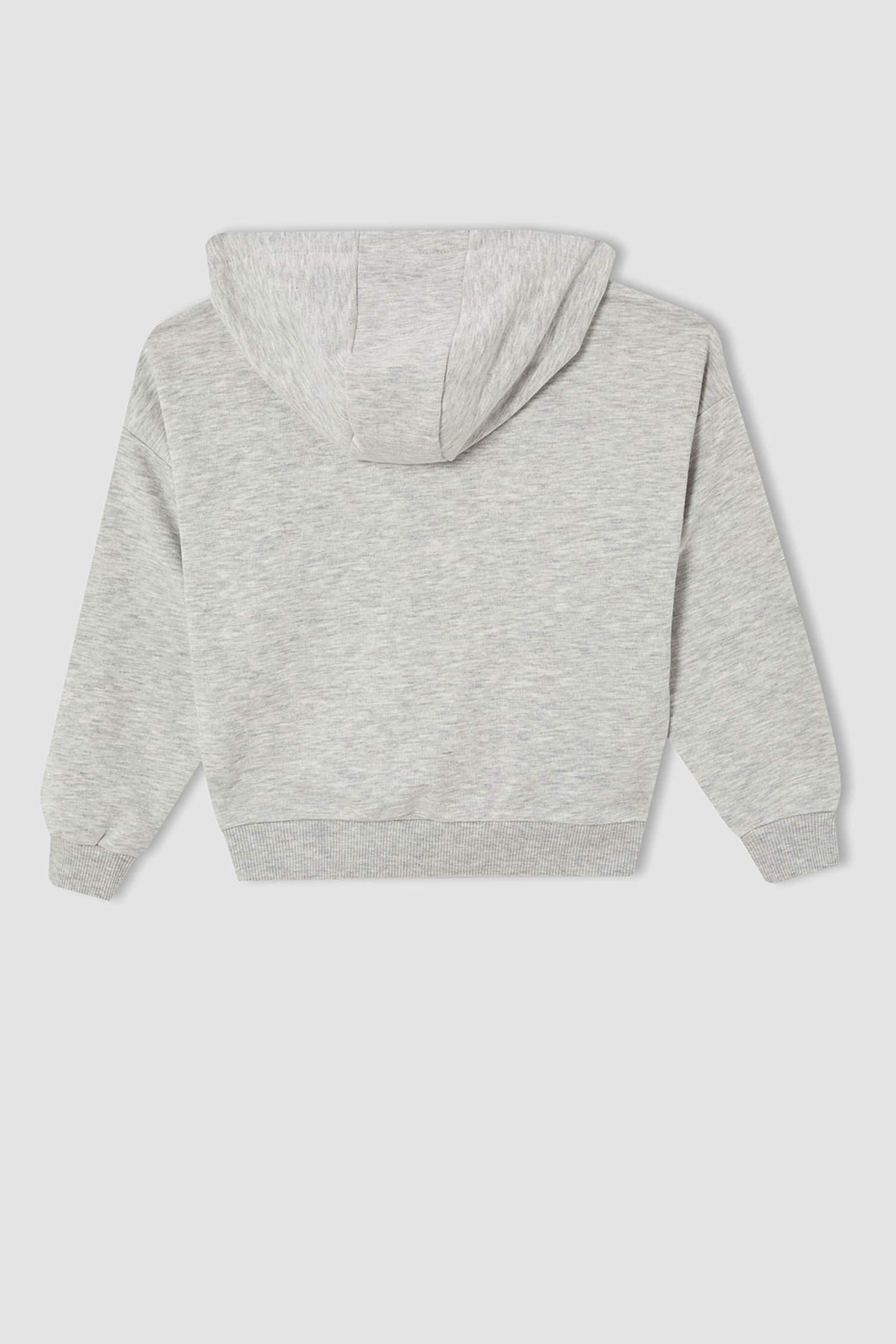 Kız Çocuk NBA Lisanslı Regular Fit Kapüşonlu Sweatshirt