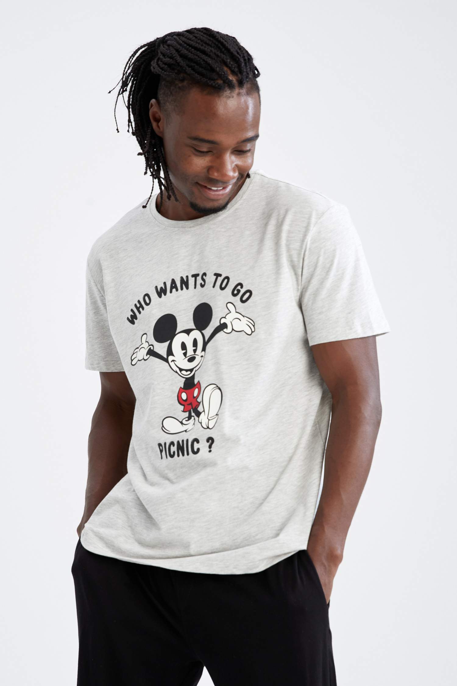 Aile Konsepti Mickey ve Minnie Lisanslı Regular Fit Pijama Takımı