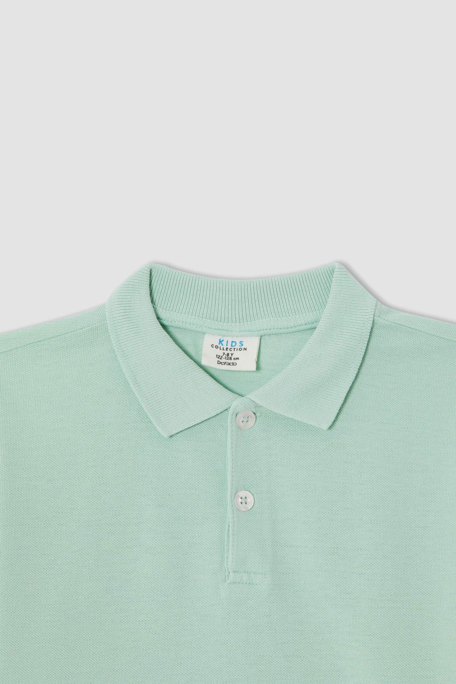 Erkek Çocuk Basic Polo Yaka Kısa Kollu Tişört