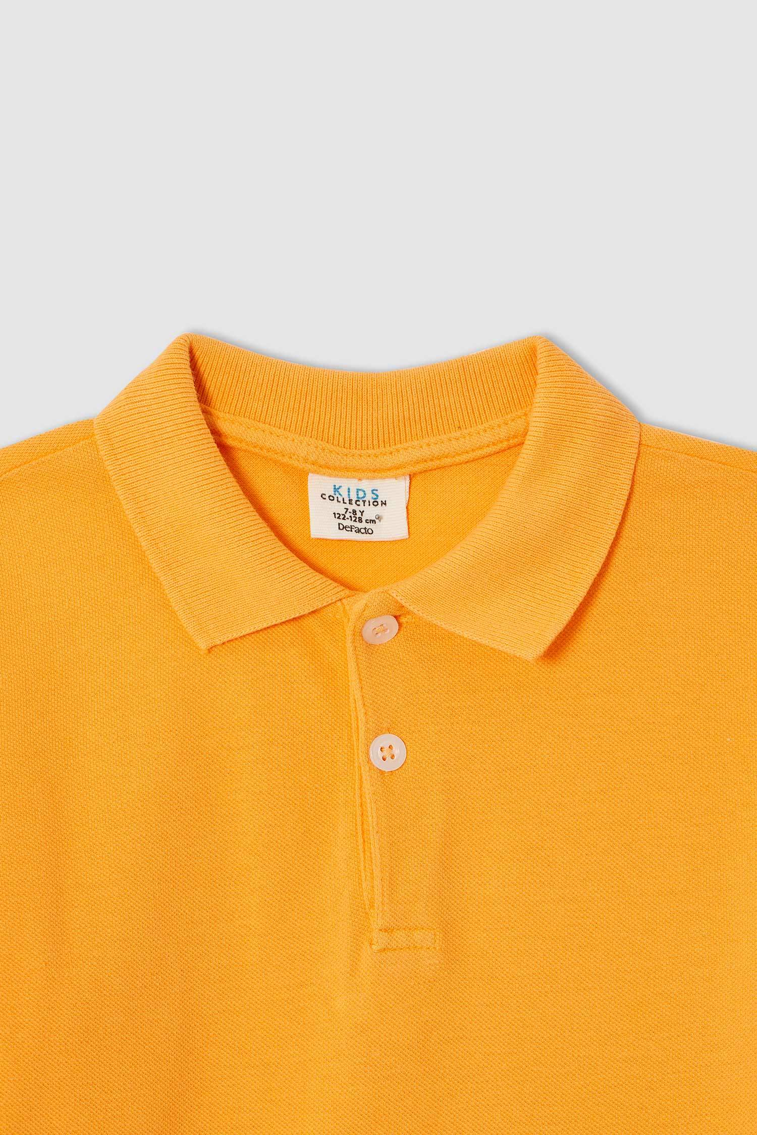 Erkek Çocuk Basic Polo Yaka Kısa Kollu Tişört