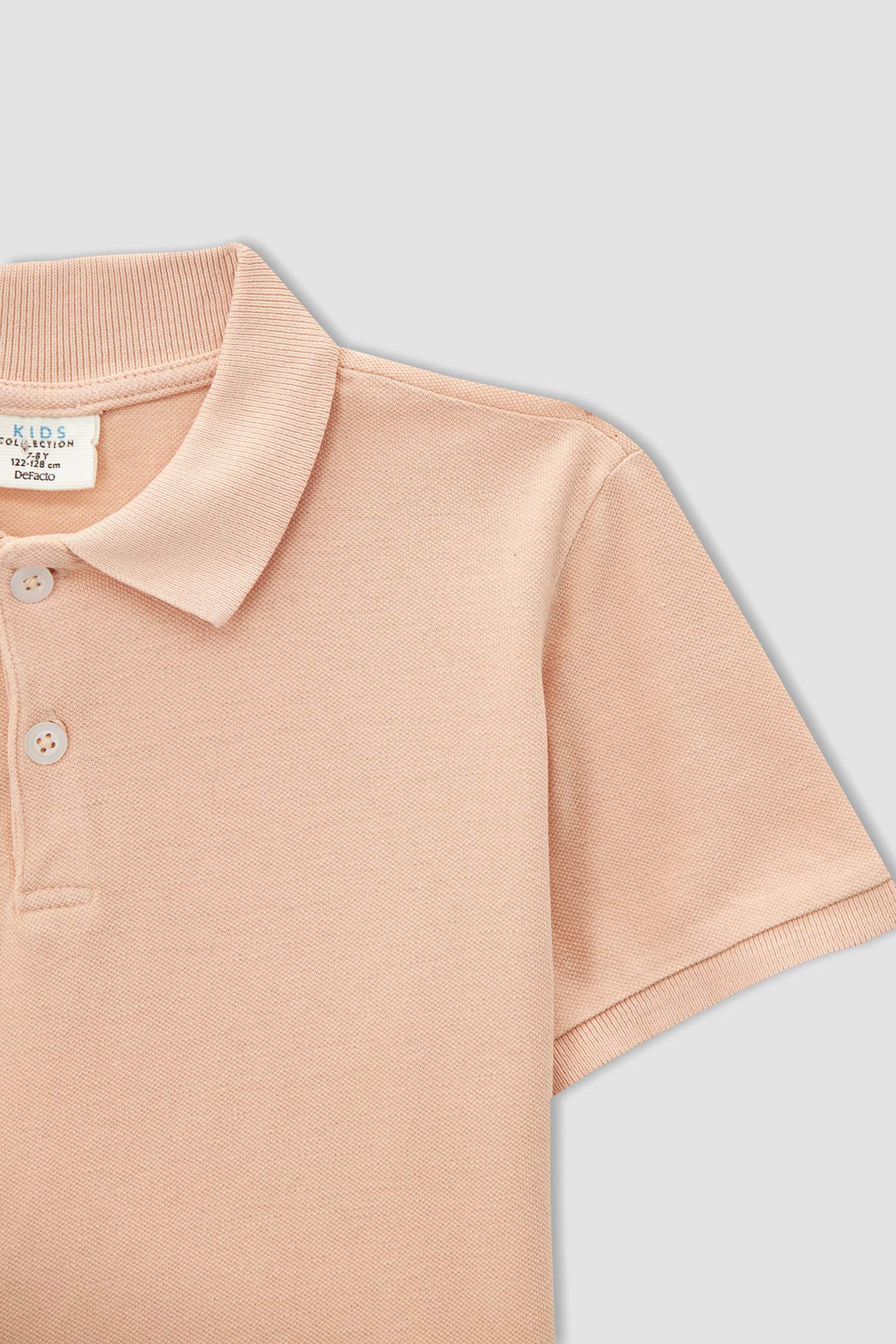 Erkek Çocuk Basic Polo Yaka Kısa Kollu Tişört