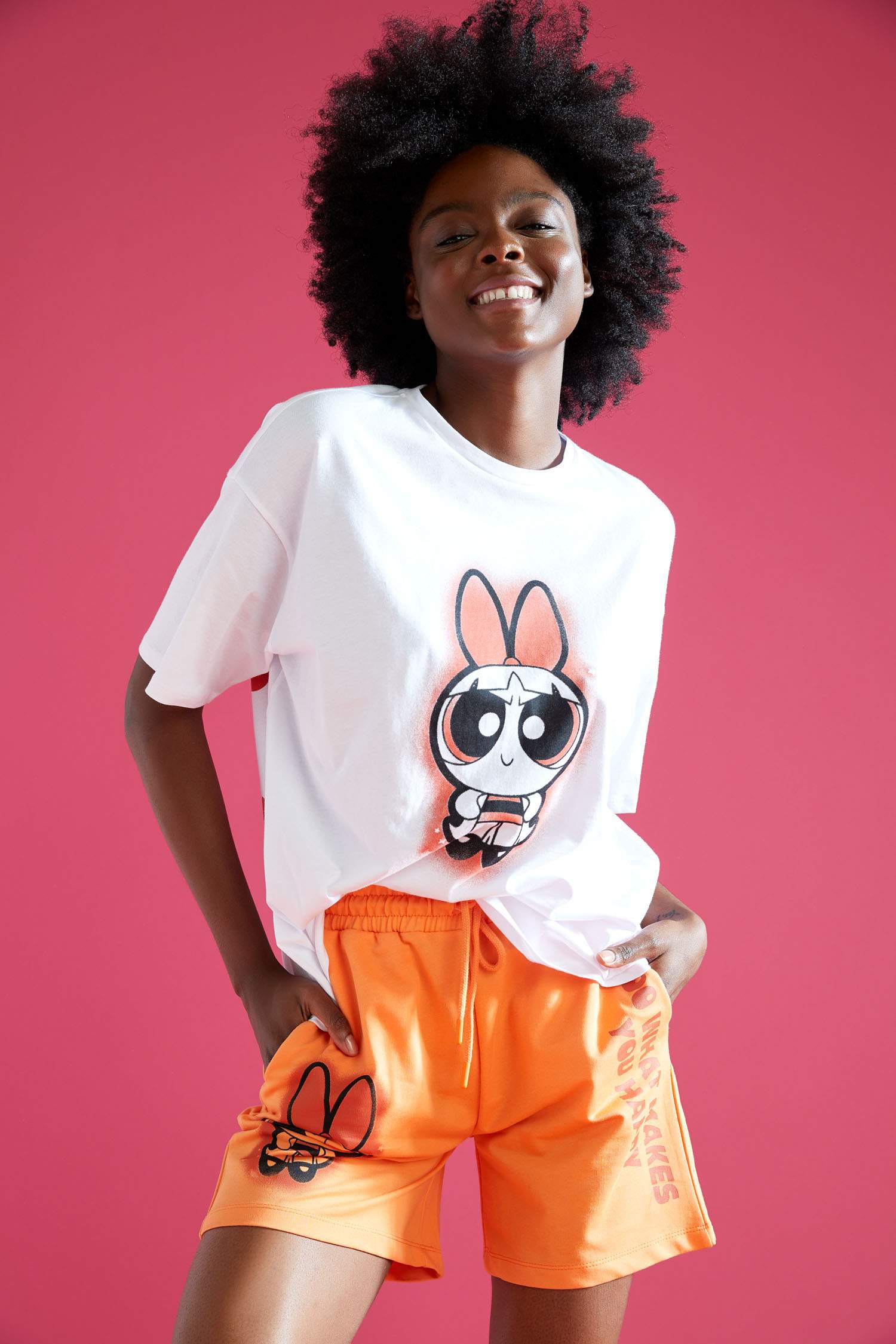 Coool Powerpuff Girls Lisanslı Regular Fit Şort