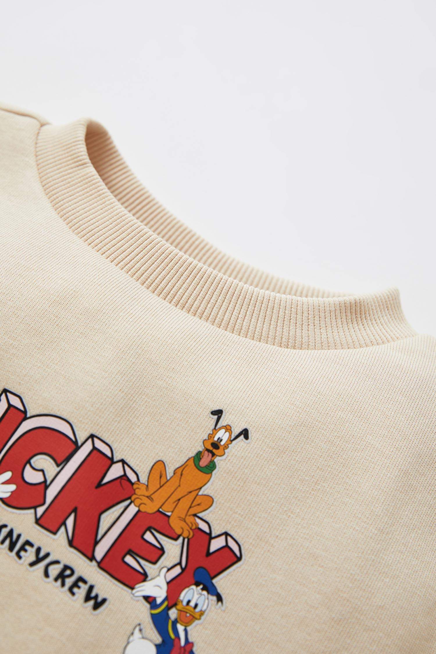 Erkek Bebek Mickey & Minnie Lisanslı Regular Fit Sweatshirt