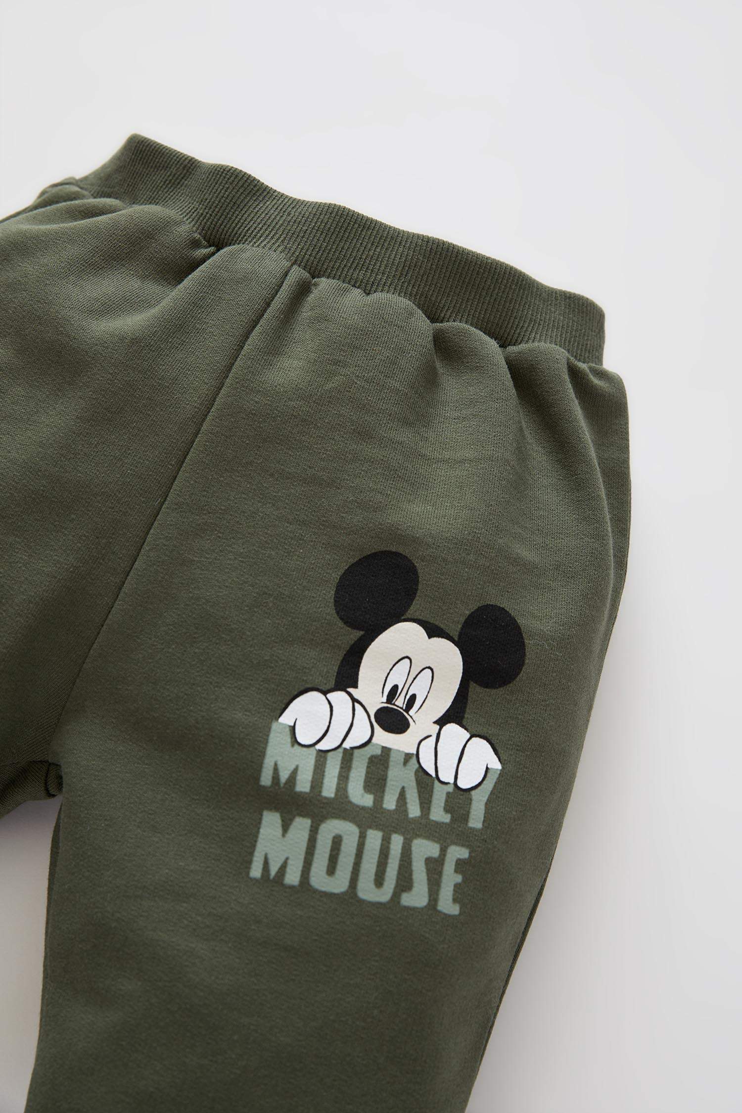 Erkek Bebek Mickey Mouse Lisanslı Pamuklu Alt