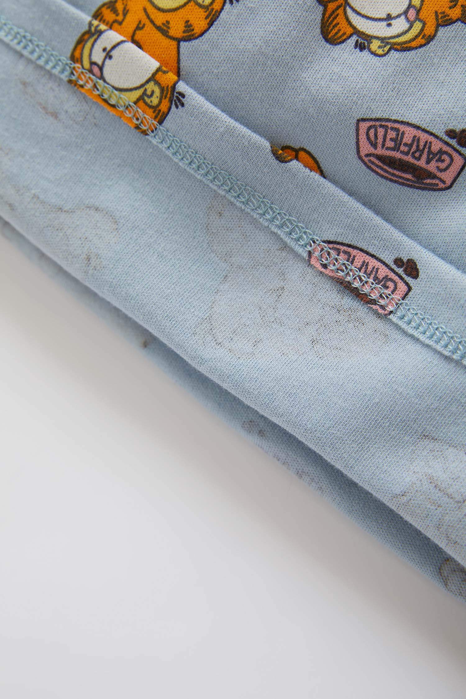Erkek Bebek Garfield Lisanslı Pamuklu Uzun Kollu Pijama Takım