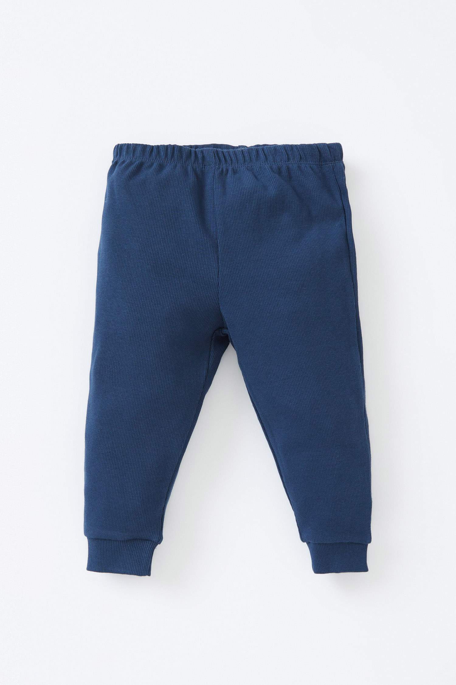 Erkek Bebek Bisiklet Yaka Uzun Kollu Pamuklu Pijama Takım