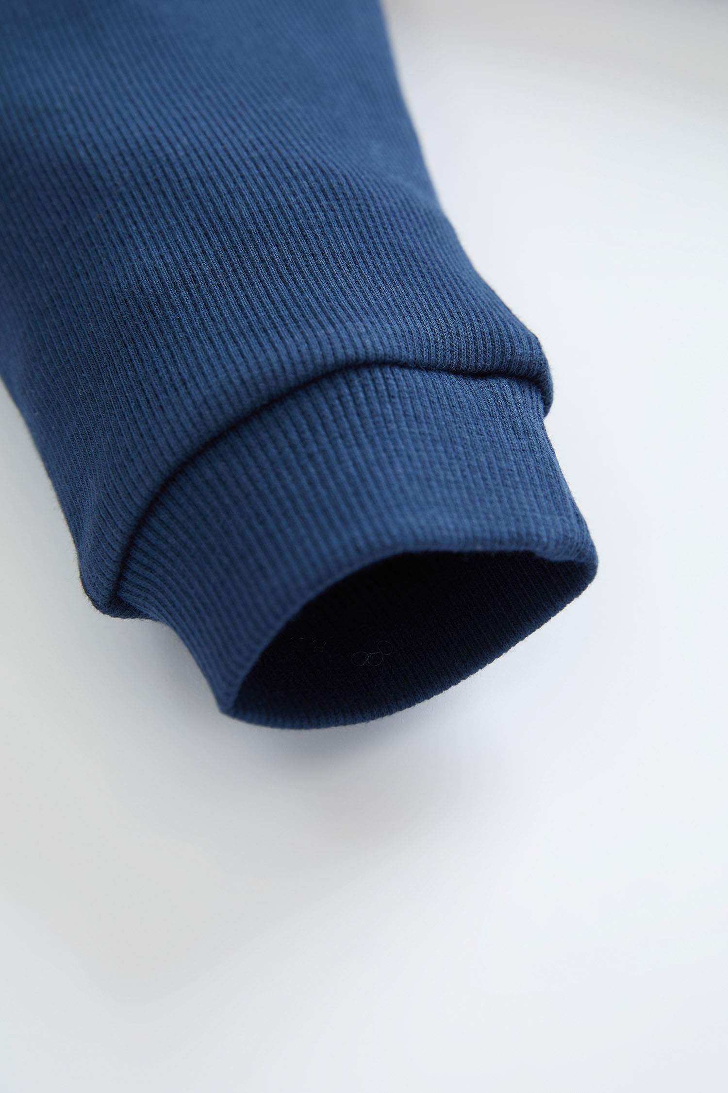 Erkek Bebek Bisiklet Yaka Uzun Kollu Pamuklu Pijama Takım
